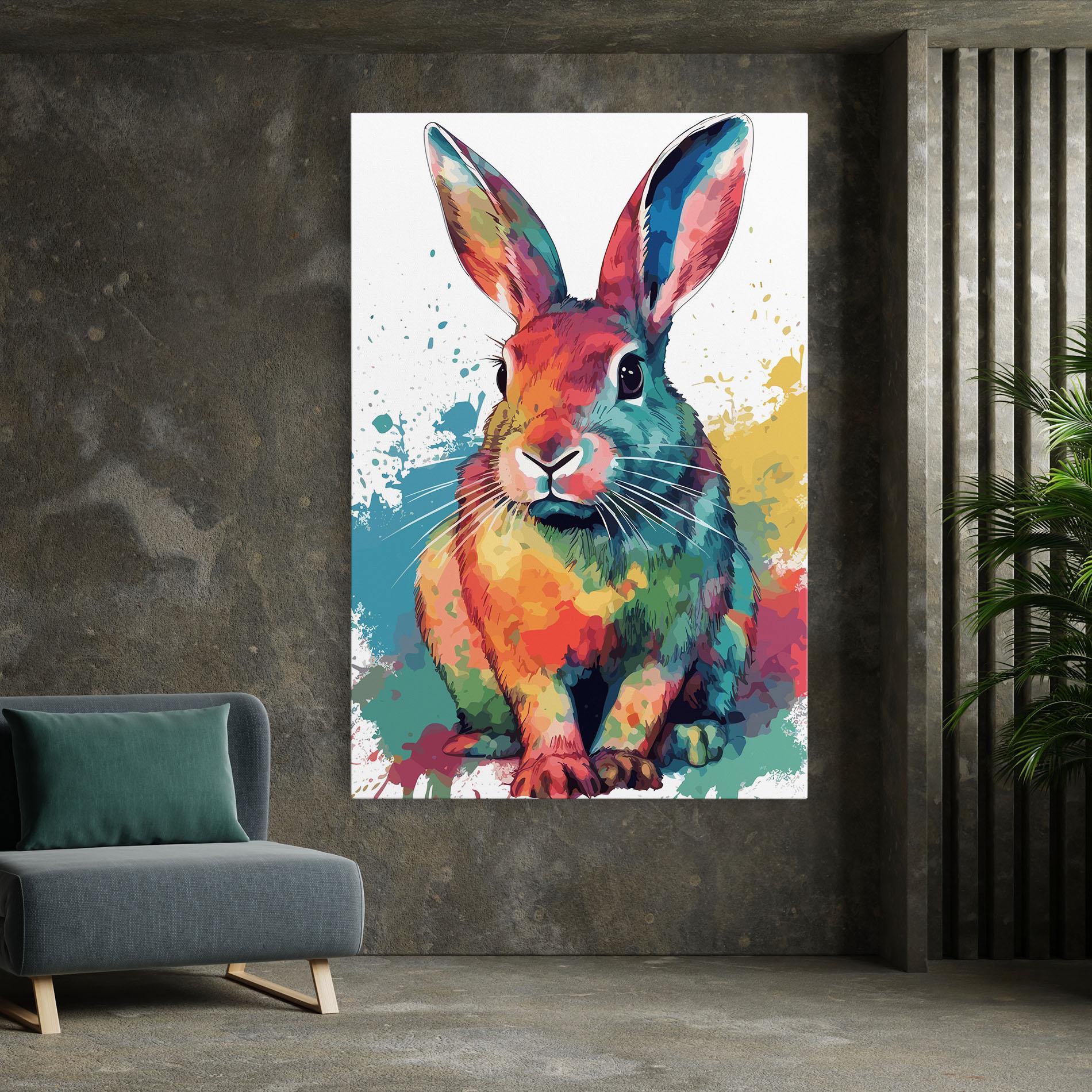 Leinwandbild Brush Rabbit mockup 7