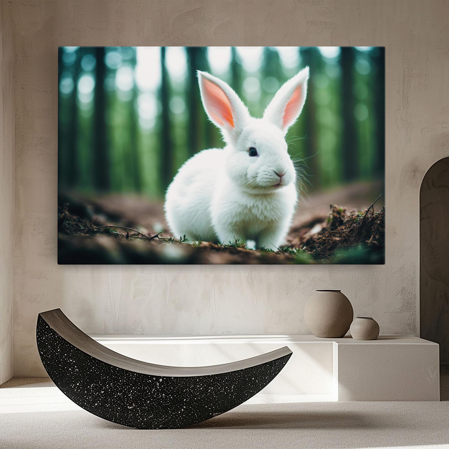 Leinwandbild Forest Bunny mockup 8