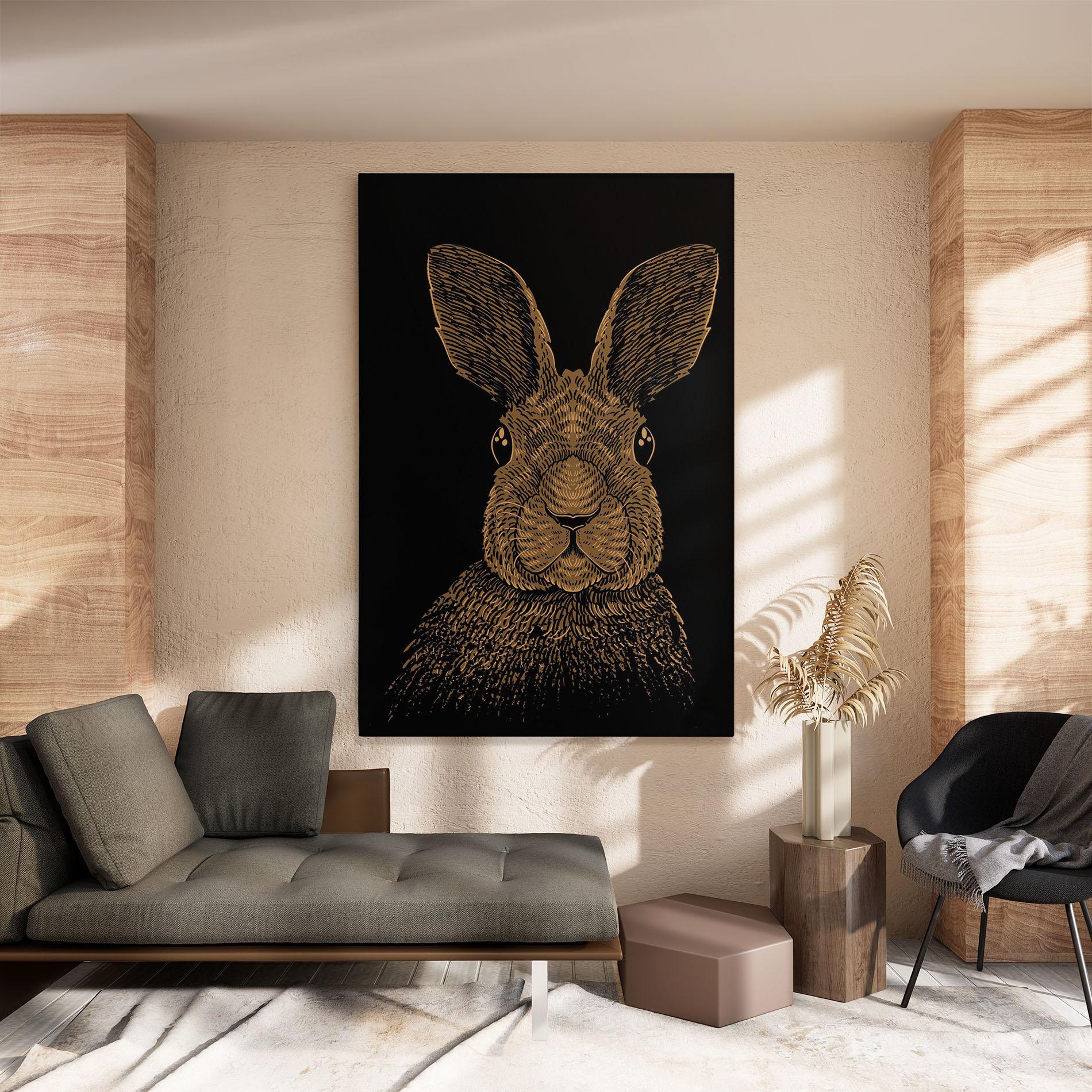 Leinwandbild Brown Bunny mockup 8