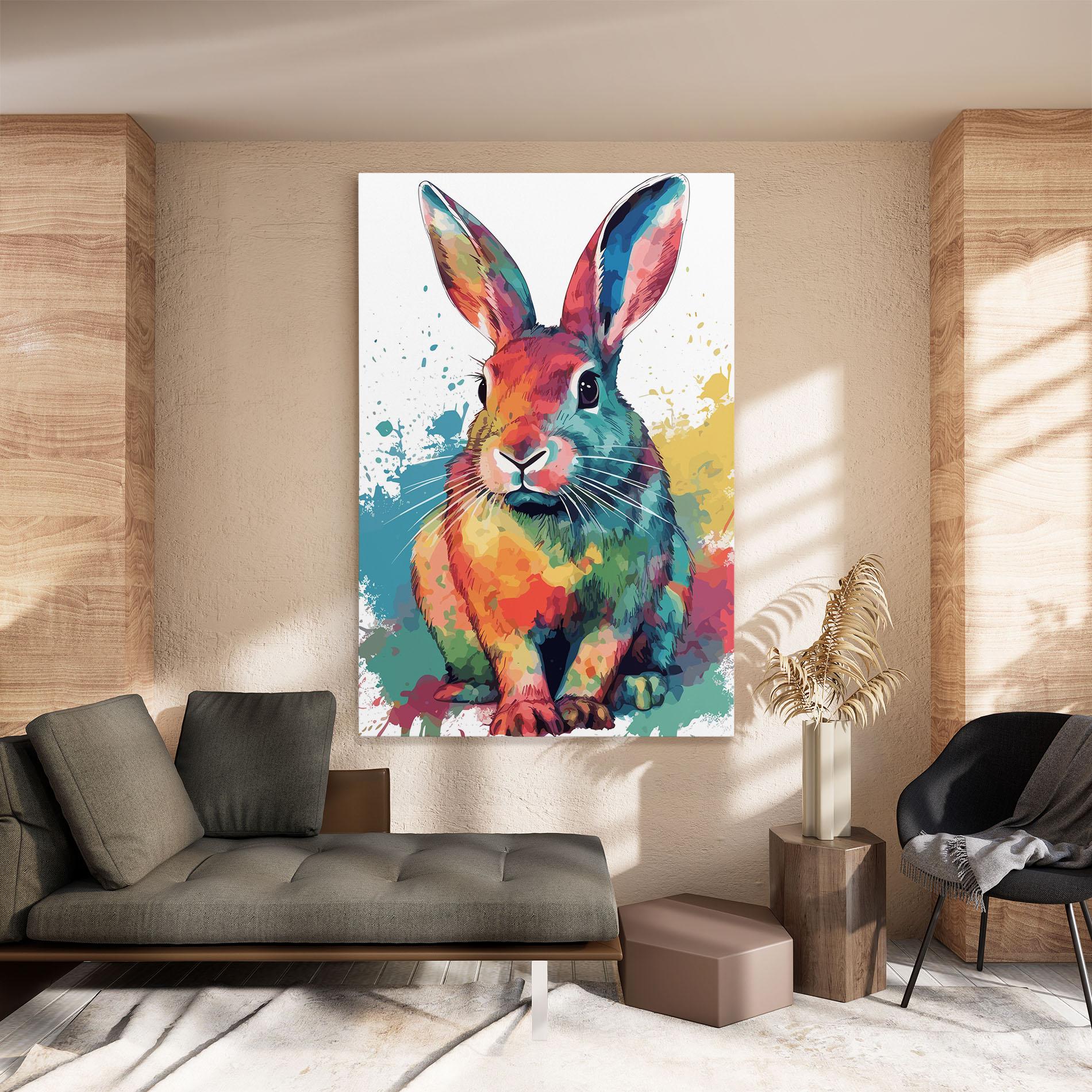 Leinwandbild Brush Rabbit mockup 8