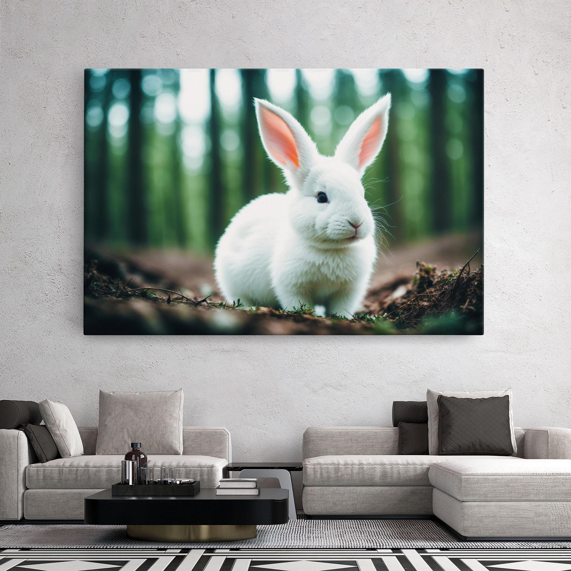 Leinwandbild Forest Bunny mockup 2