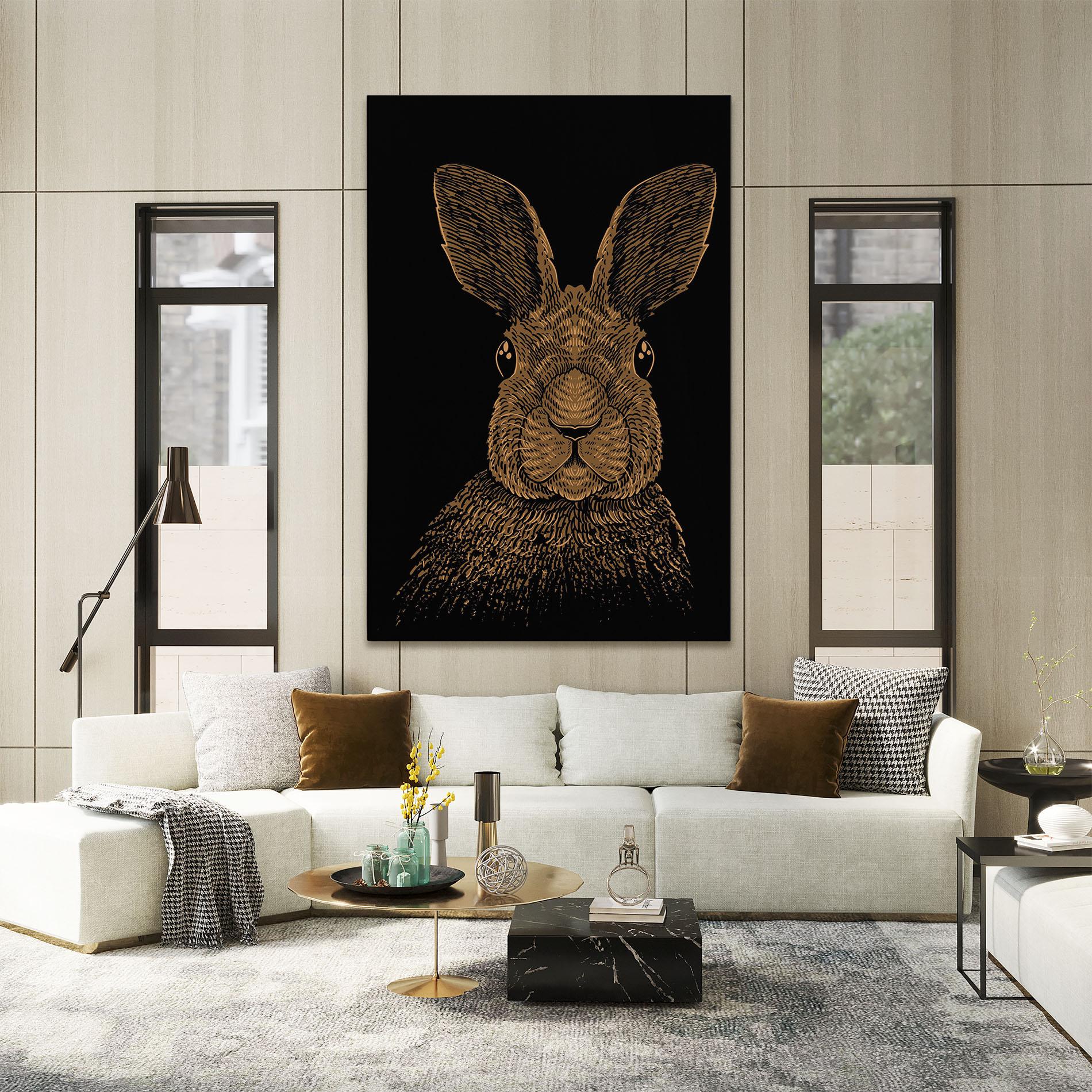 Leinwandbild Brown Bunny mockup 2