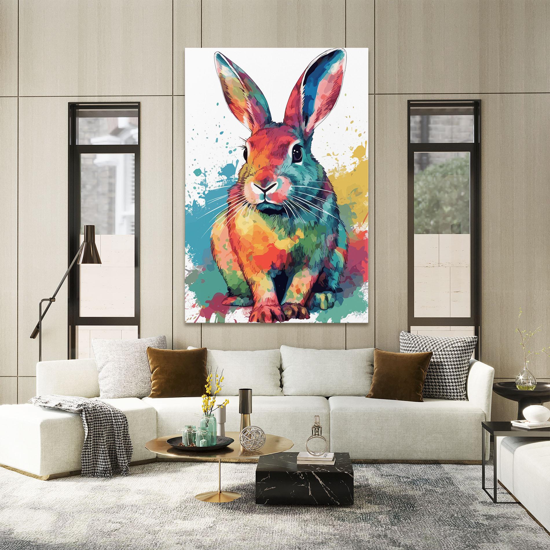 Leinwandbild Brush Rabbit mockup 2