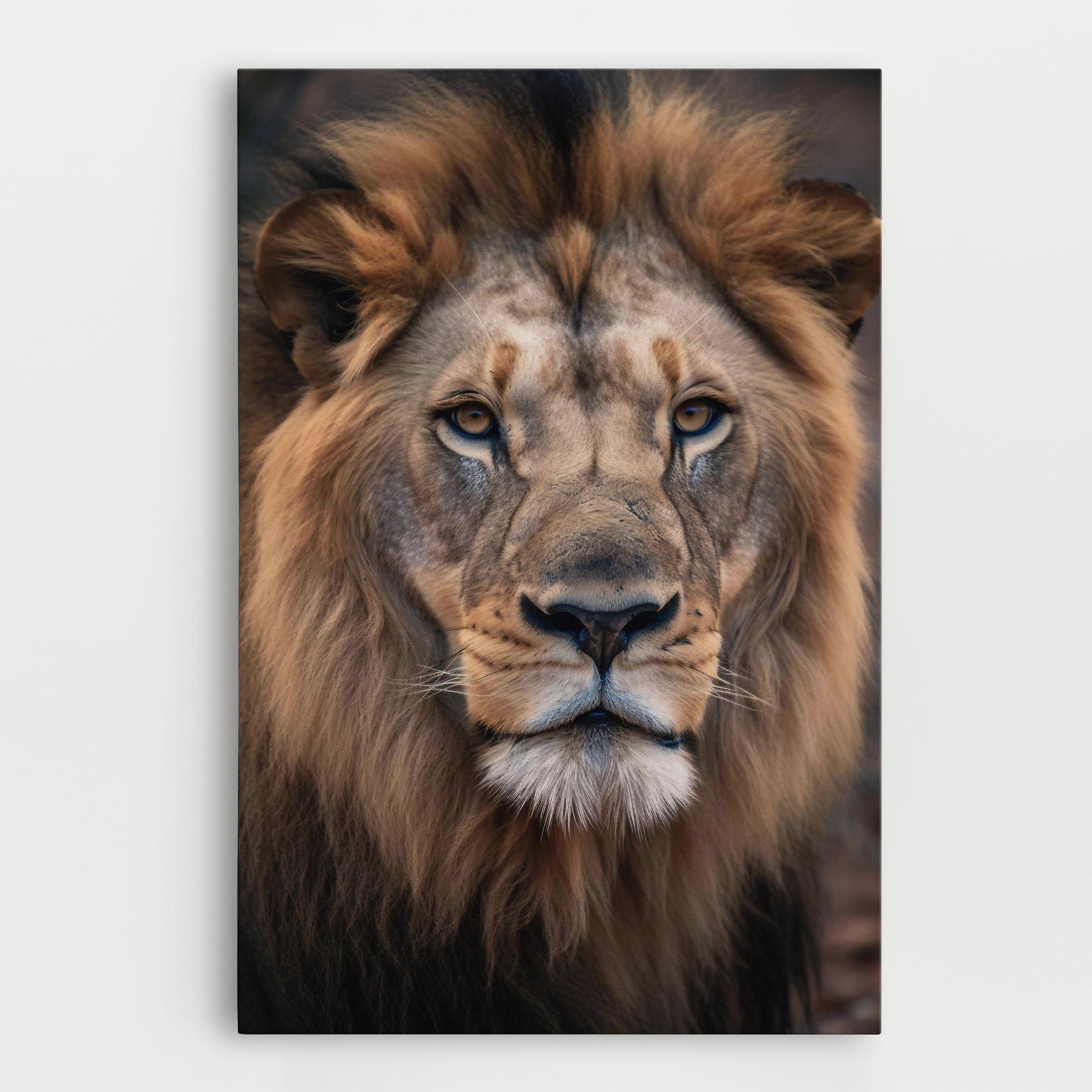 Leinwandbild Wild Lion View mockup 0