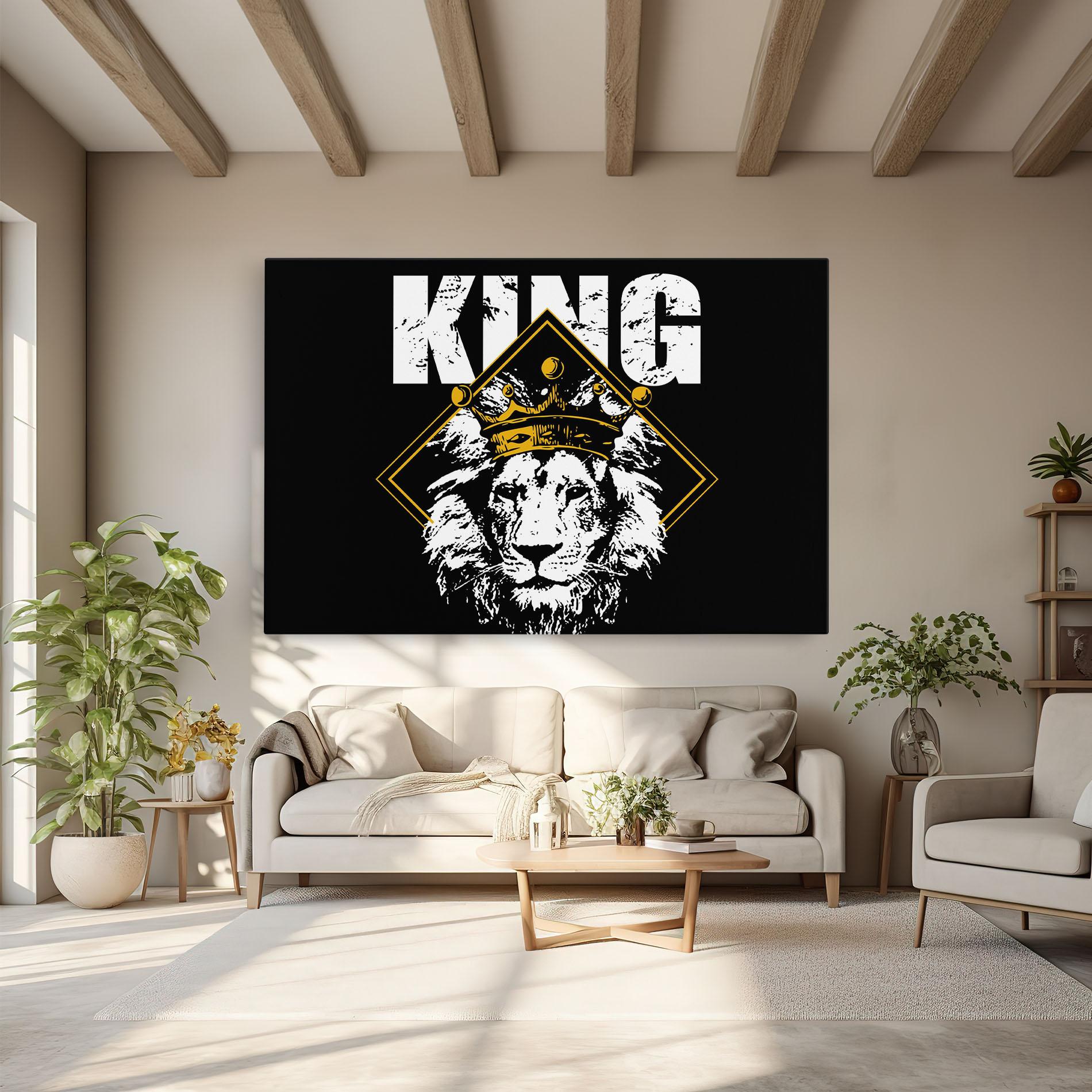 Leinwandbild Jungle King mockup 6