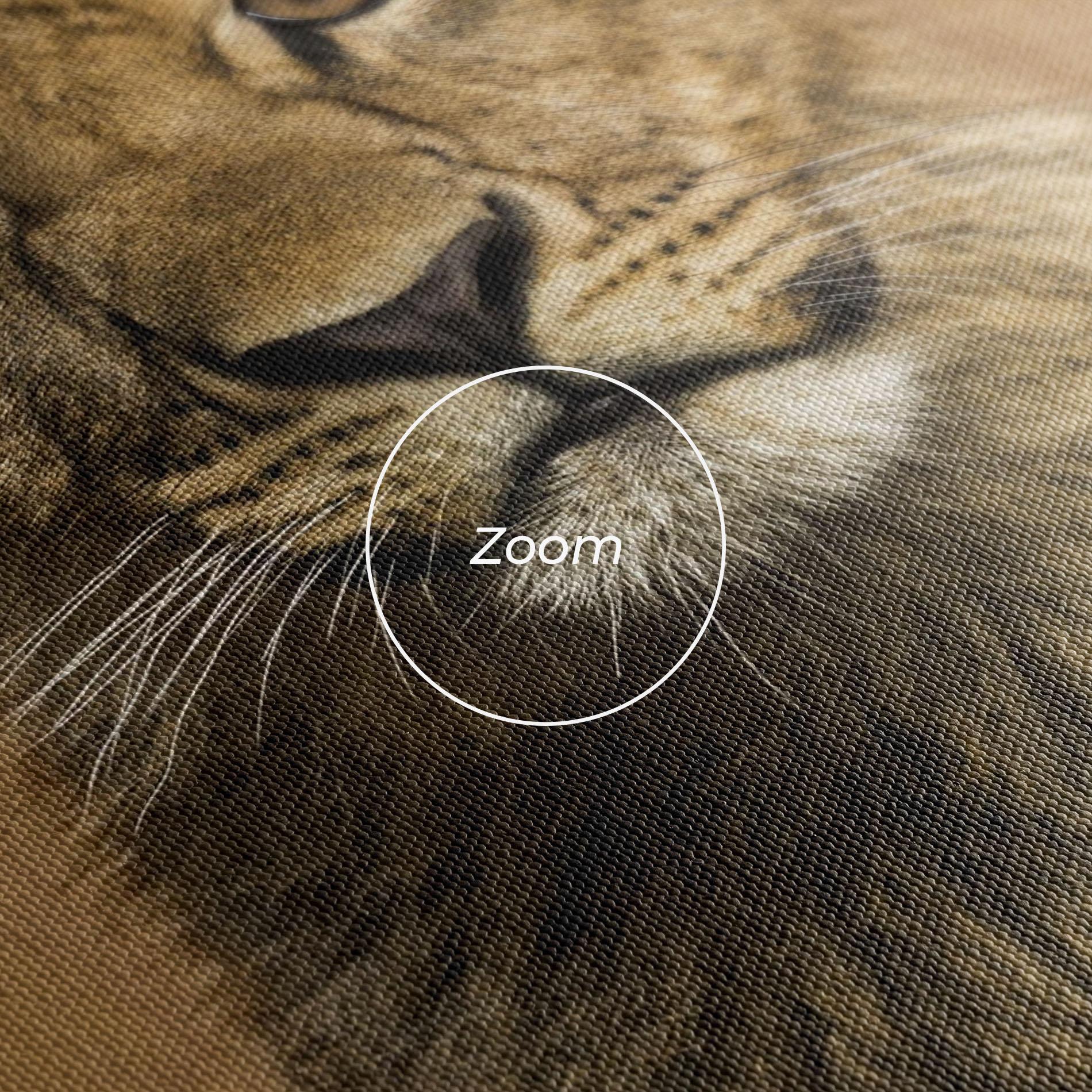 Leinwandbild Baby Lion mockup 3