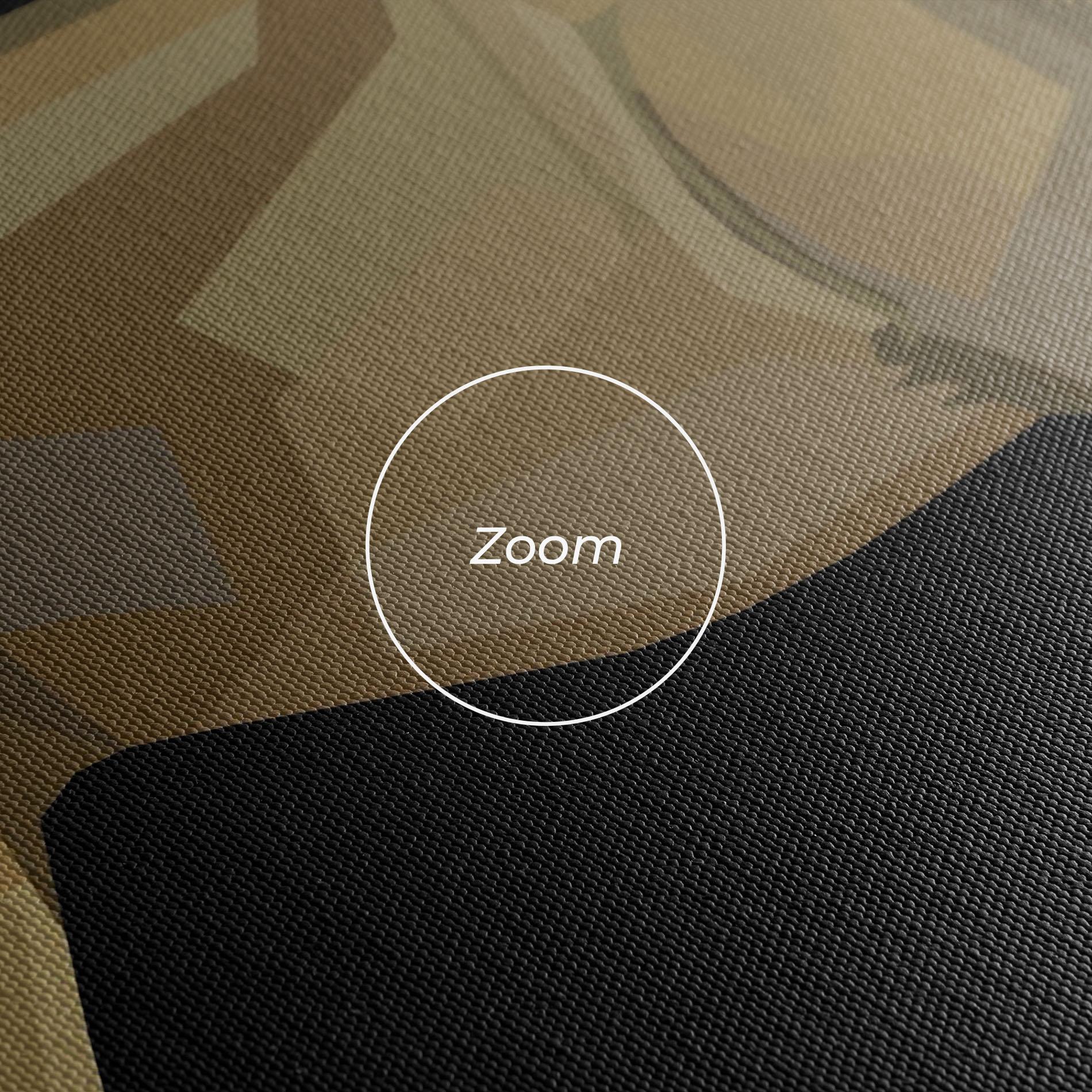 Leinwandbild Lion Art On Black mockup 3