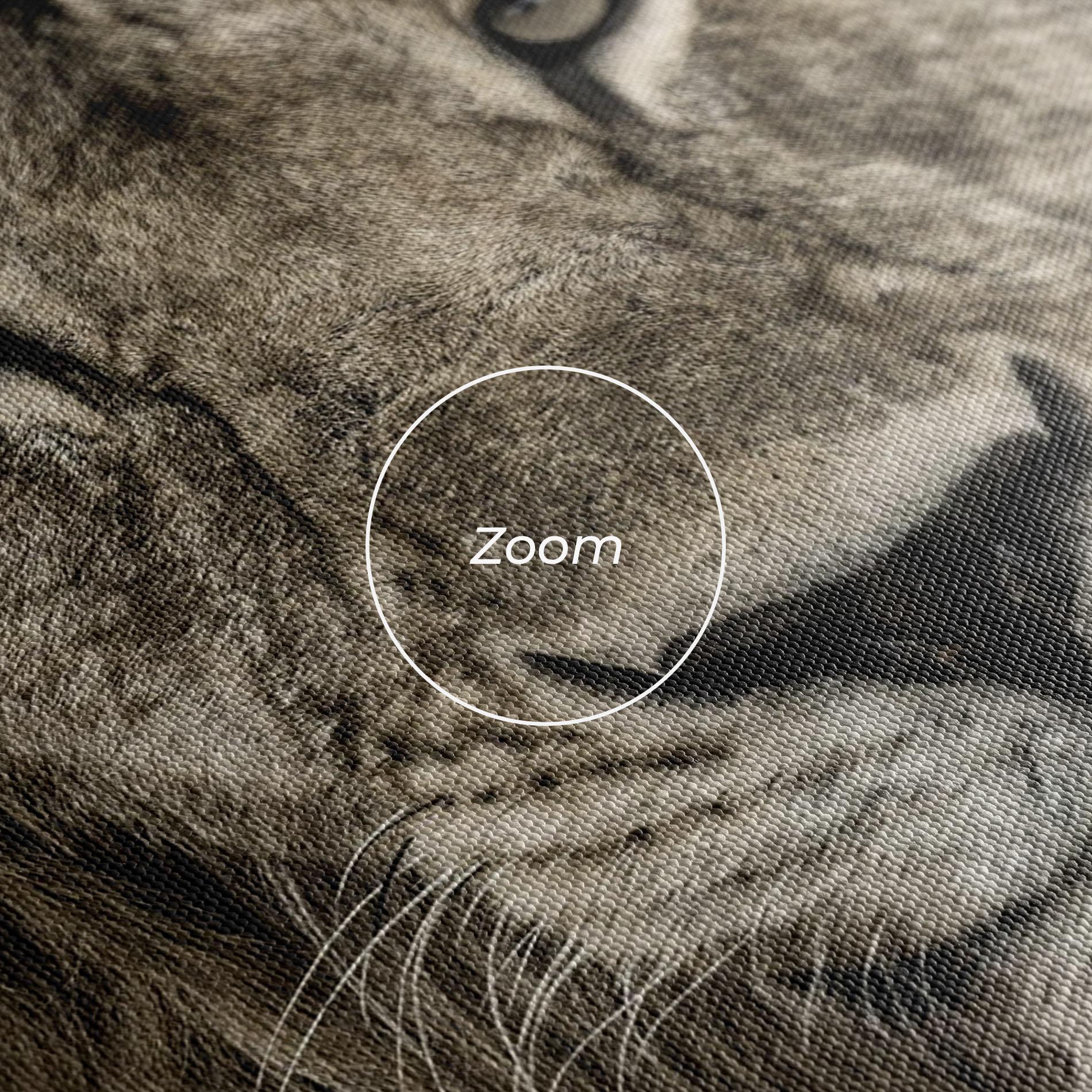 Leinwandbild Lion Close Up mockup 3