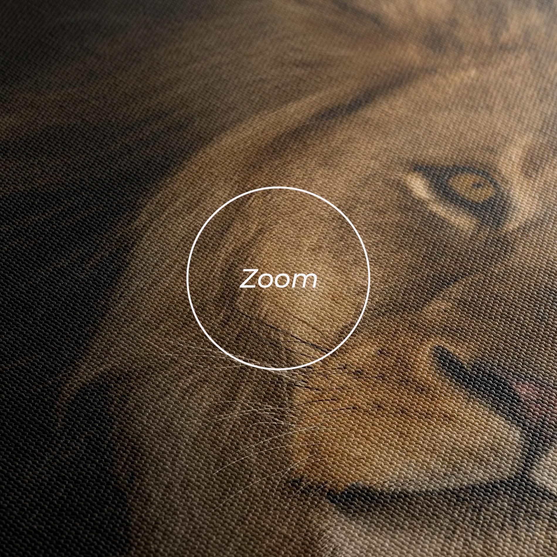 Leinwandbild Lion Laying Down mockup 3