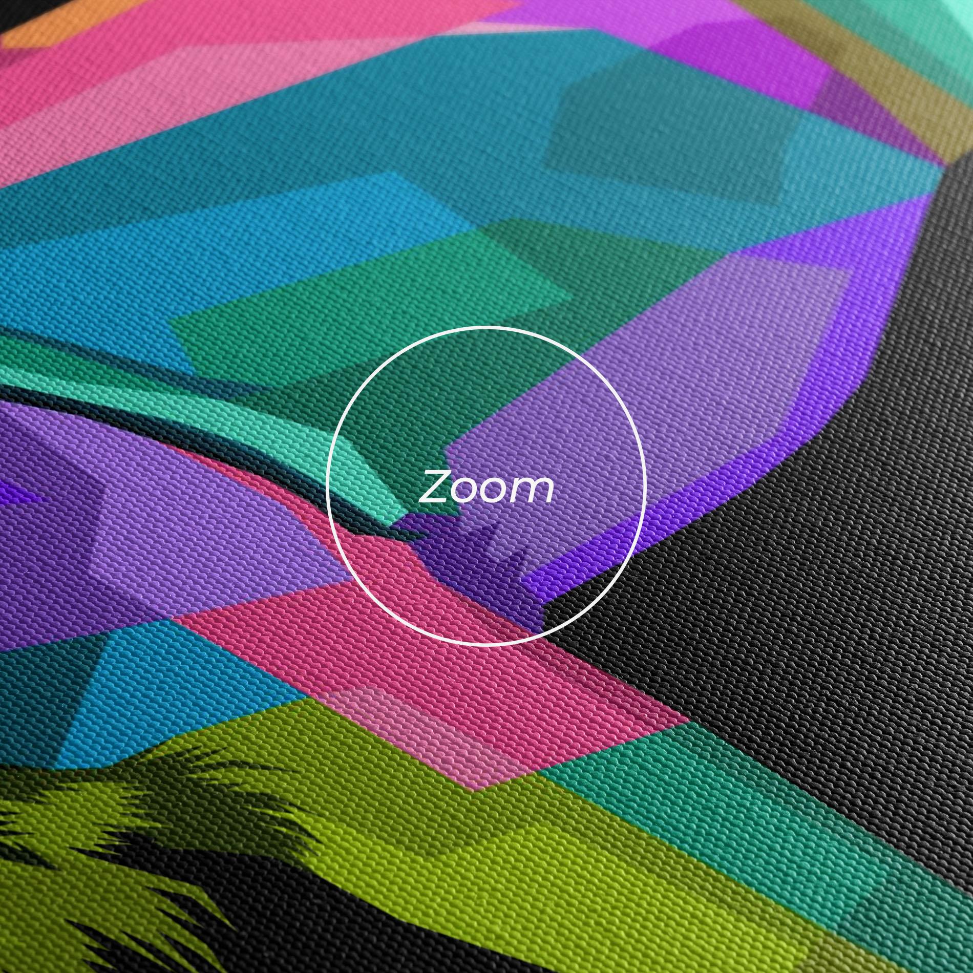 Leinwandbild Lion Walking mockup 3