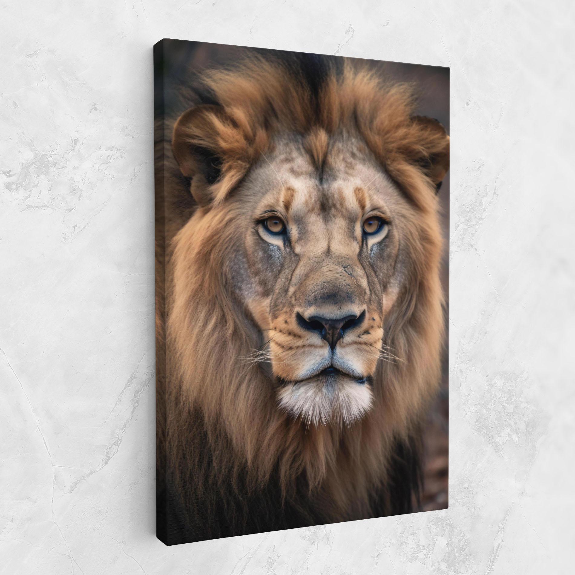 Leinwandbild Wild Lion View mockup 1