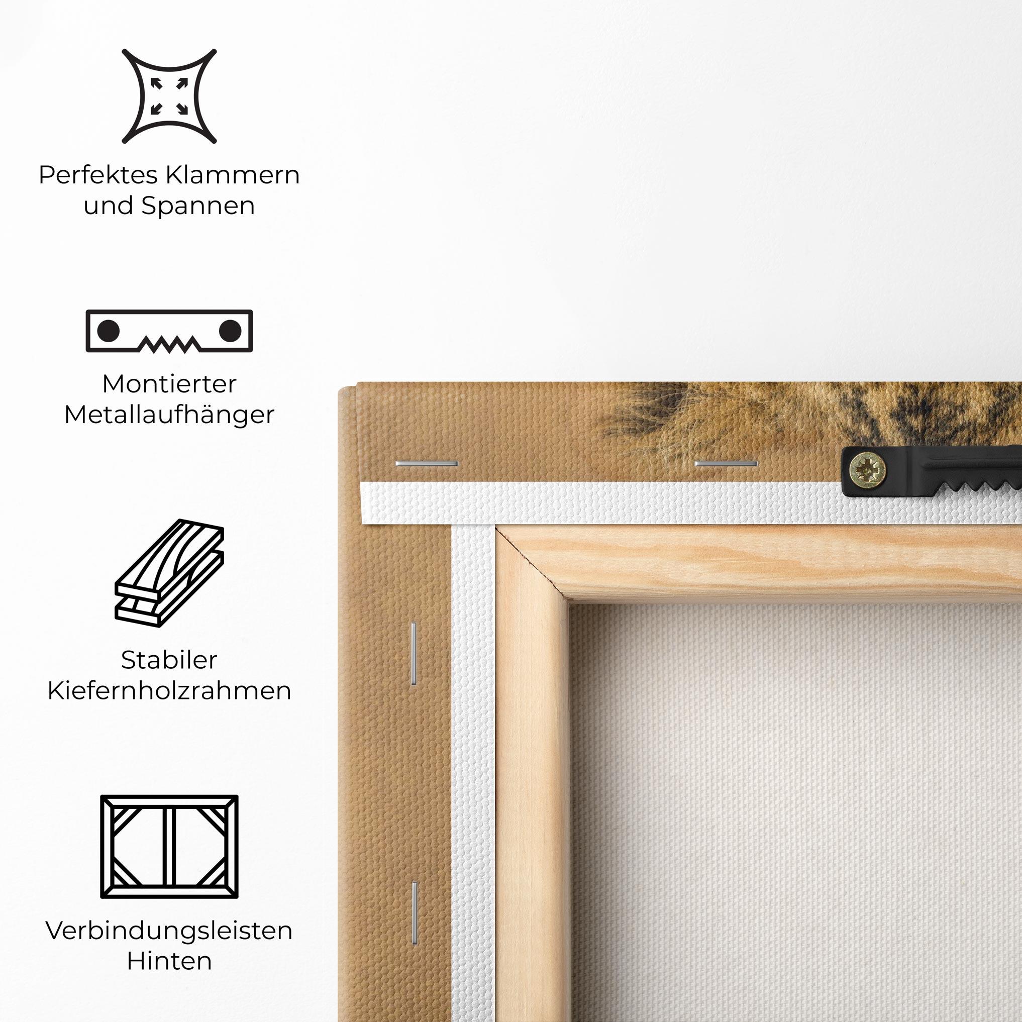 Leinwandbild Baby Lion mockup 5