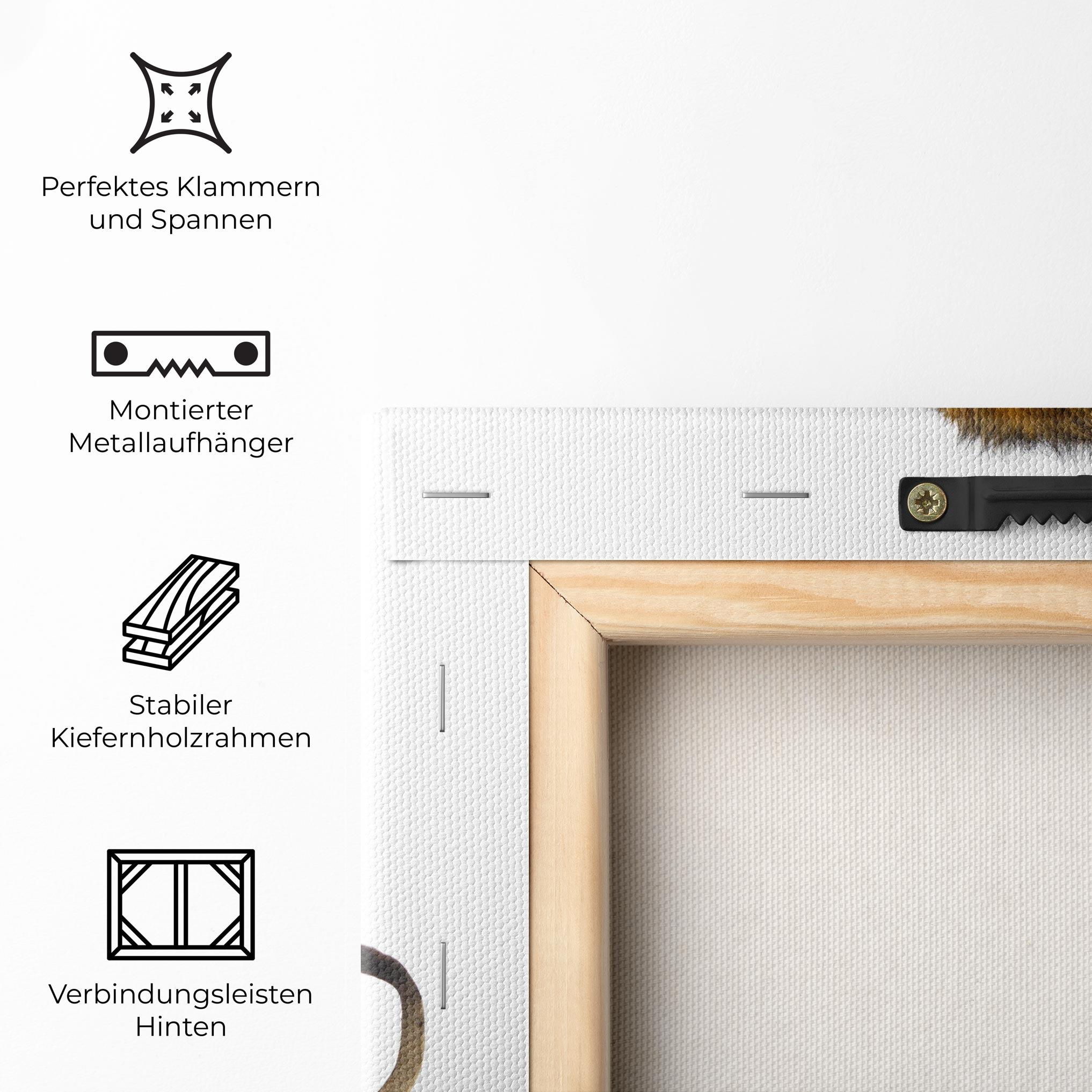 Leinwandbild Big Lion mockup 5
