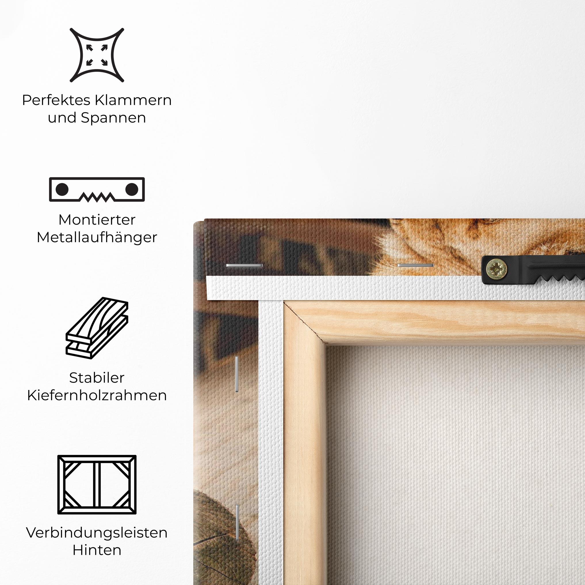 Leinwandbild Female Lion Sitting mockup 5