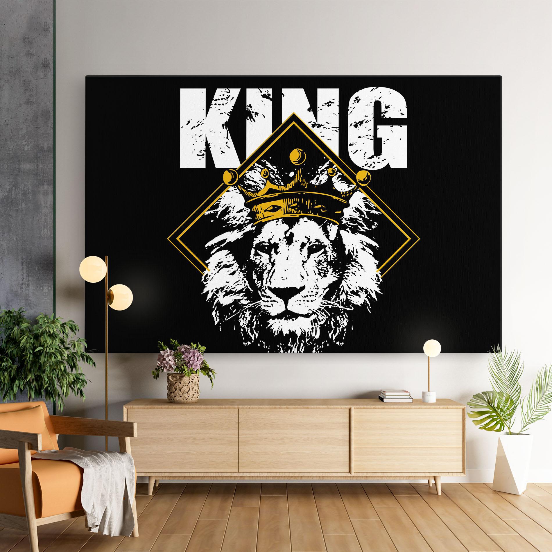 Leinwandbild Jungle King mockup 9