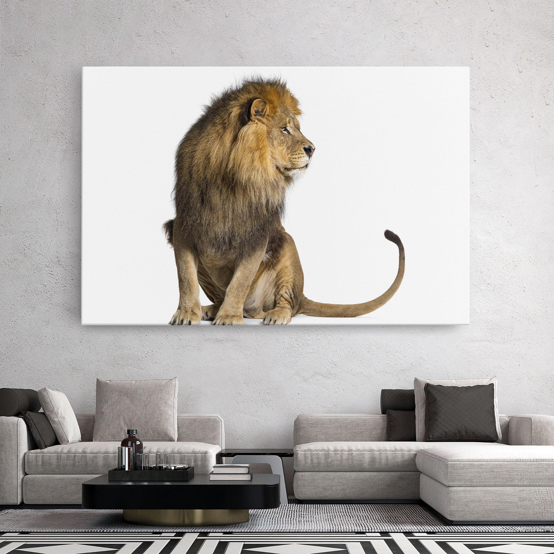 Leinwandbild Big Lion mockup 2