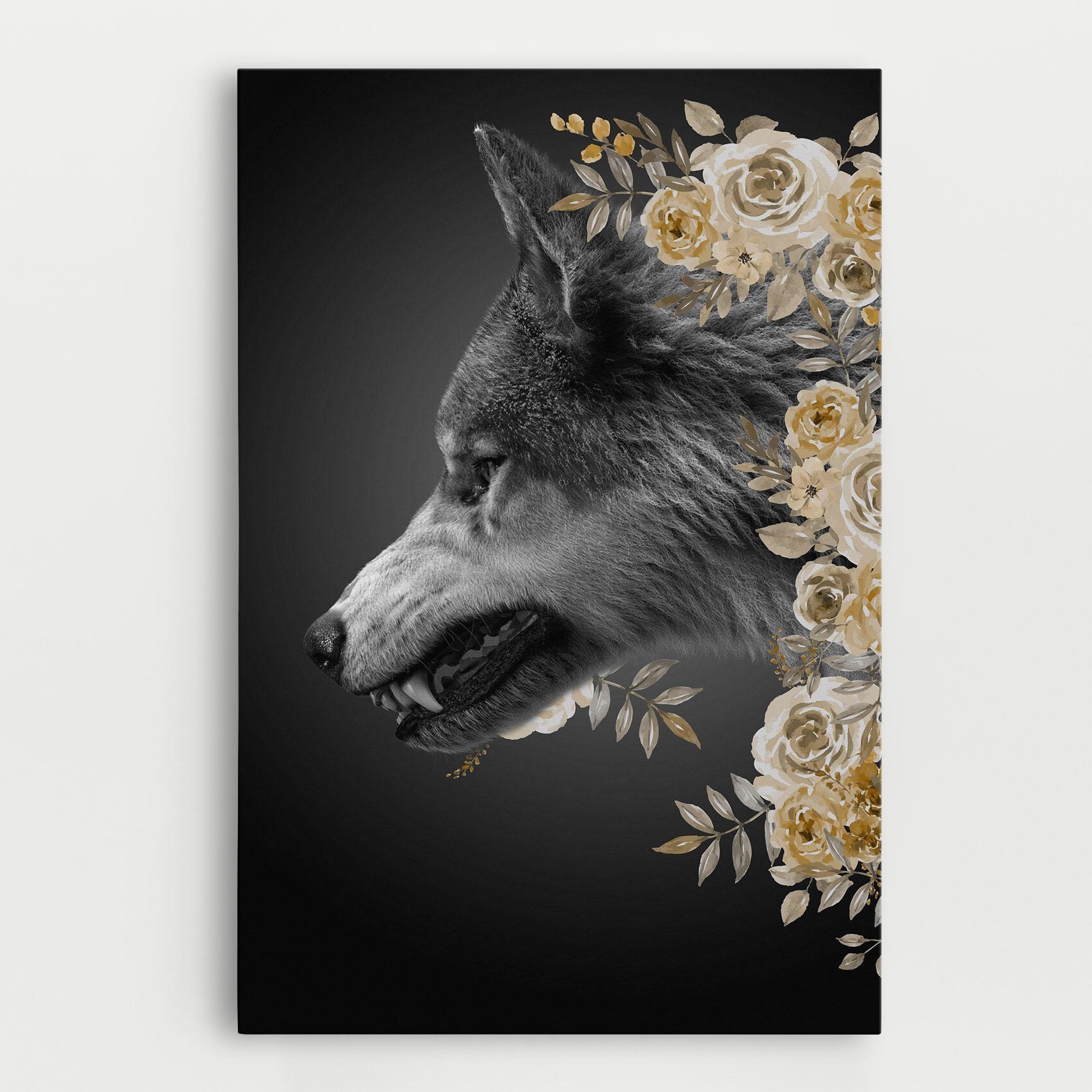 Leinwandbild The Wolf In You mockup 0