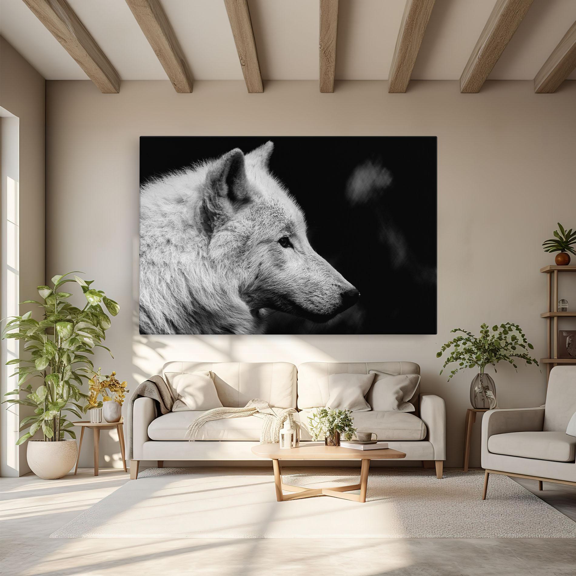 Leinwandbild Grey Wolf mockup 6