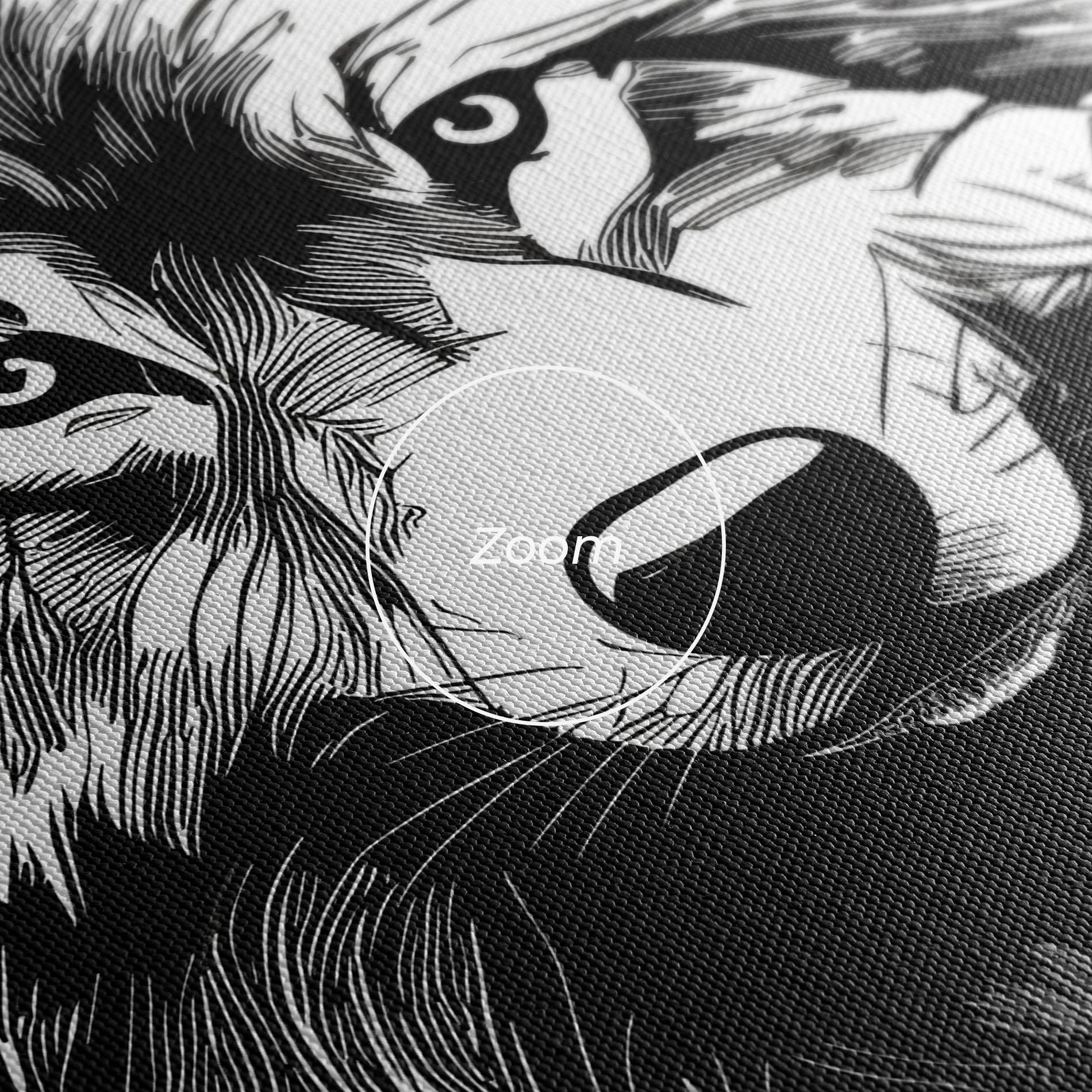 Leinwandbild 3 Wolves mockup 3
