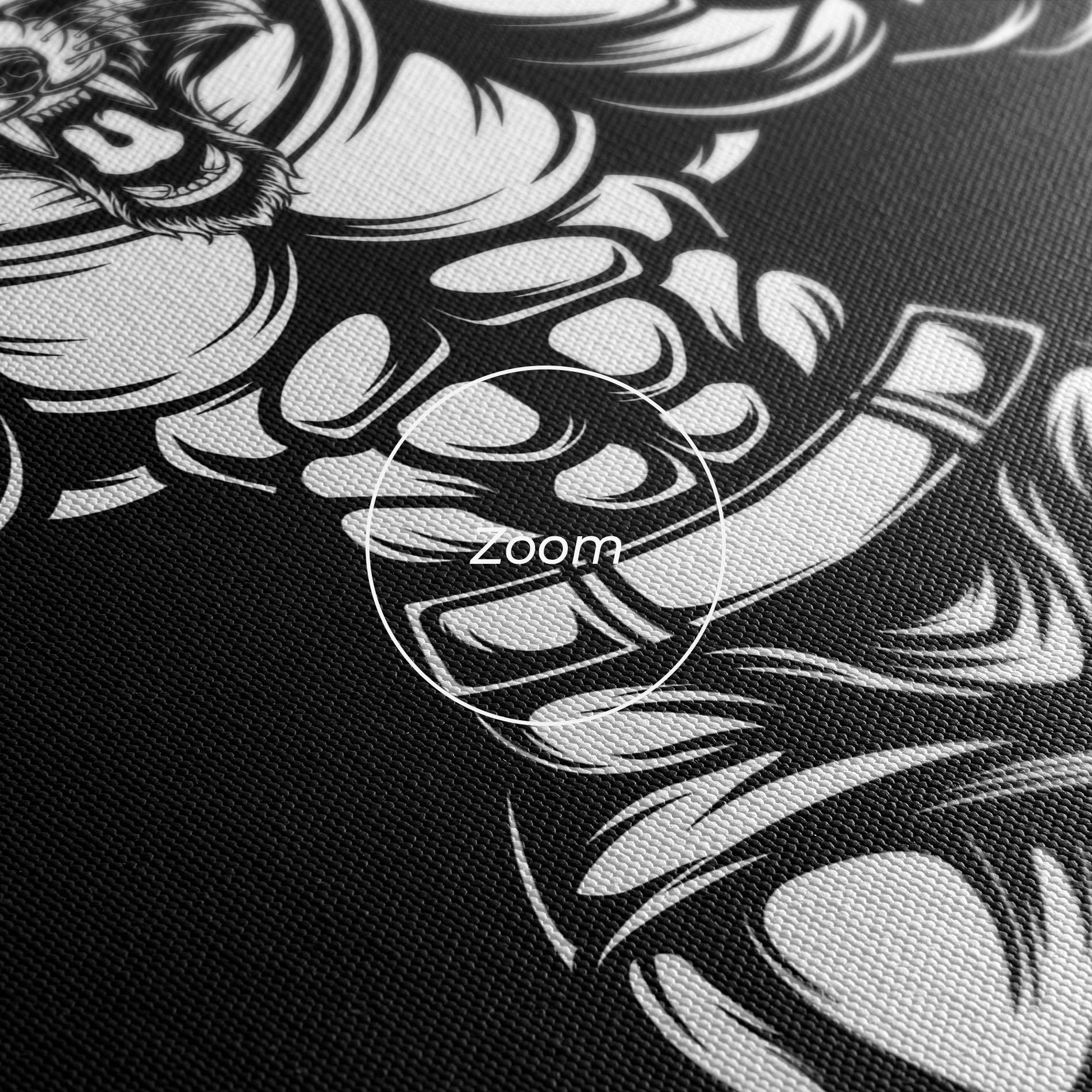 Leinwandbild Work Out Wolf mockup 3