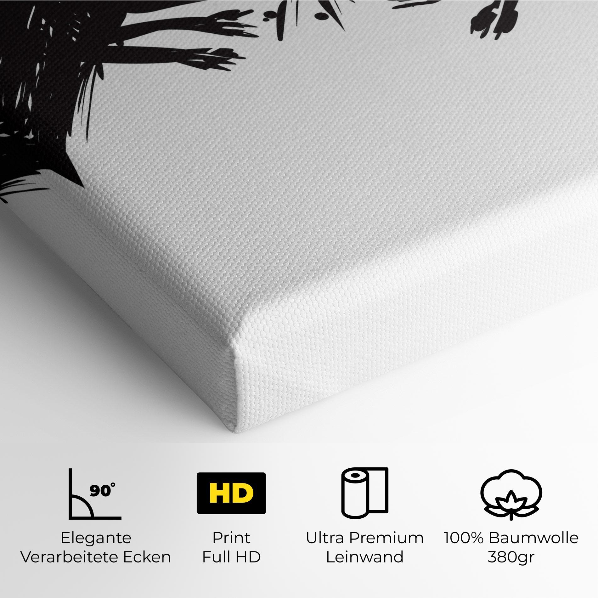 Leinwandbild Black Wolves mockup 4