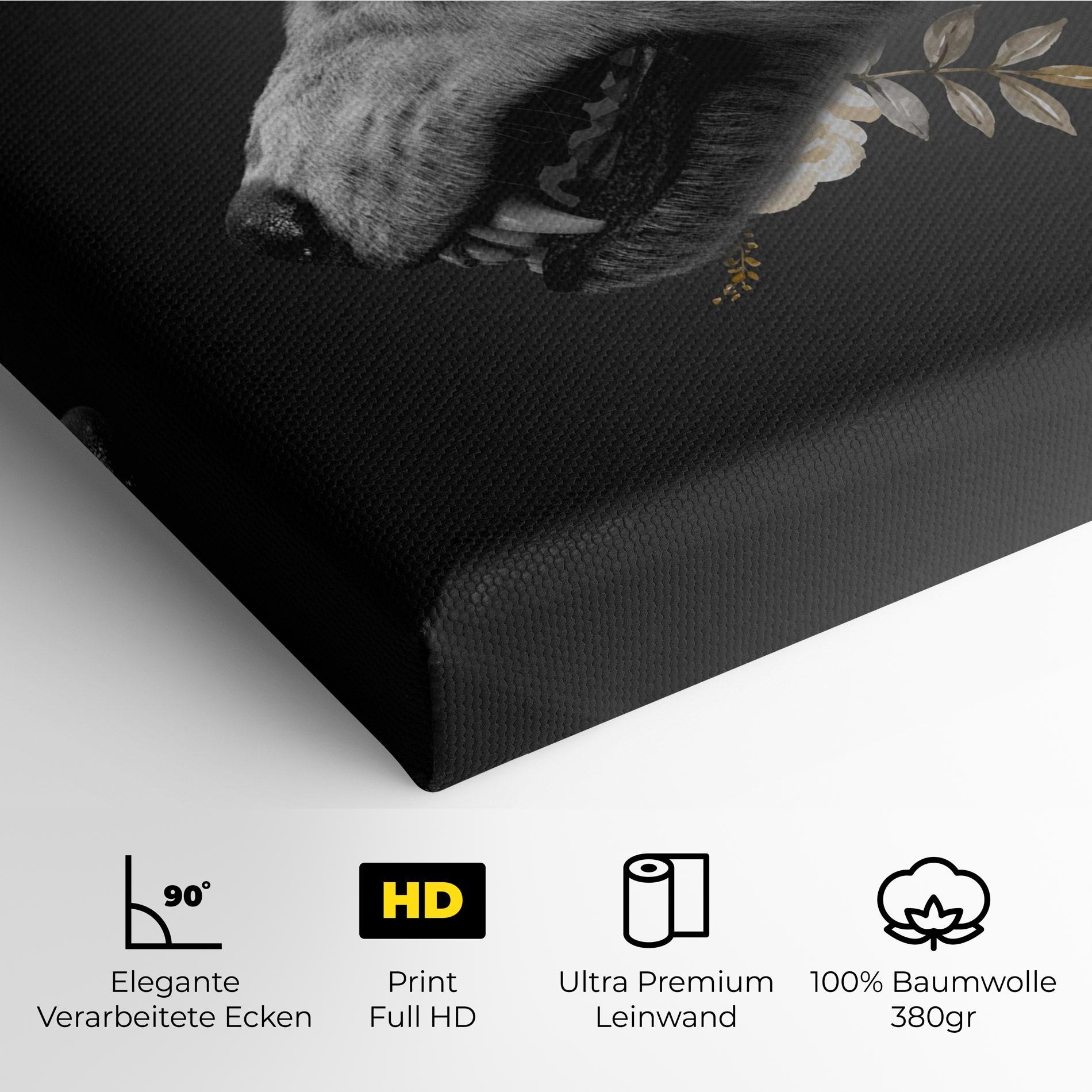 Leinwandbild The Wolf In You mockup 4