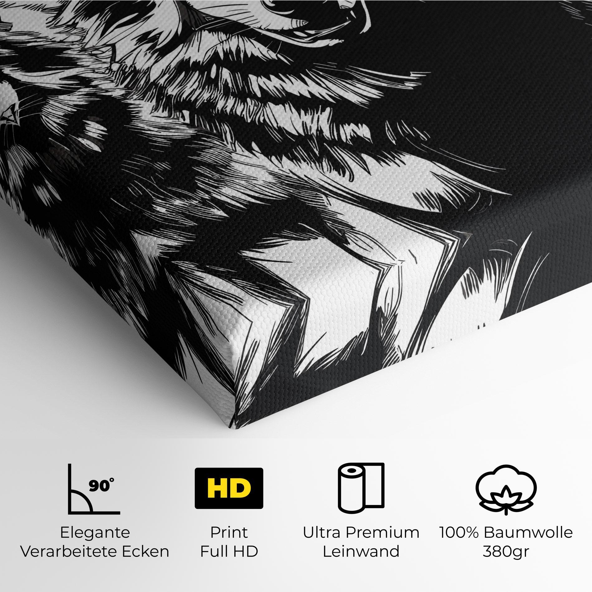Leinwandbild Wolves mockup 4