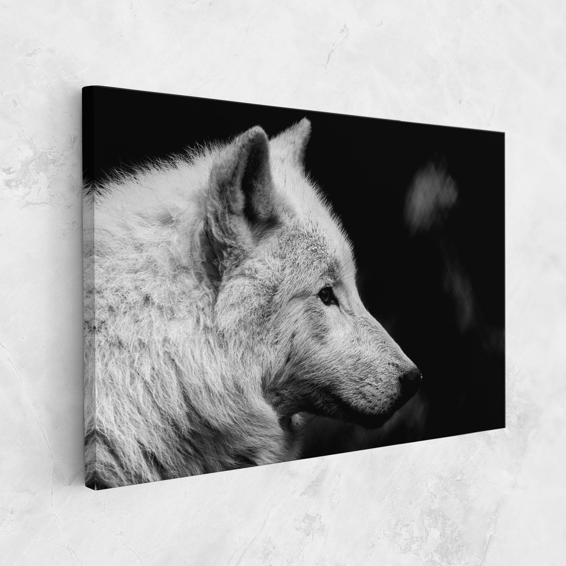 Leinwandbild Grey Wolf mockup 1