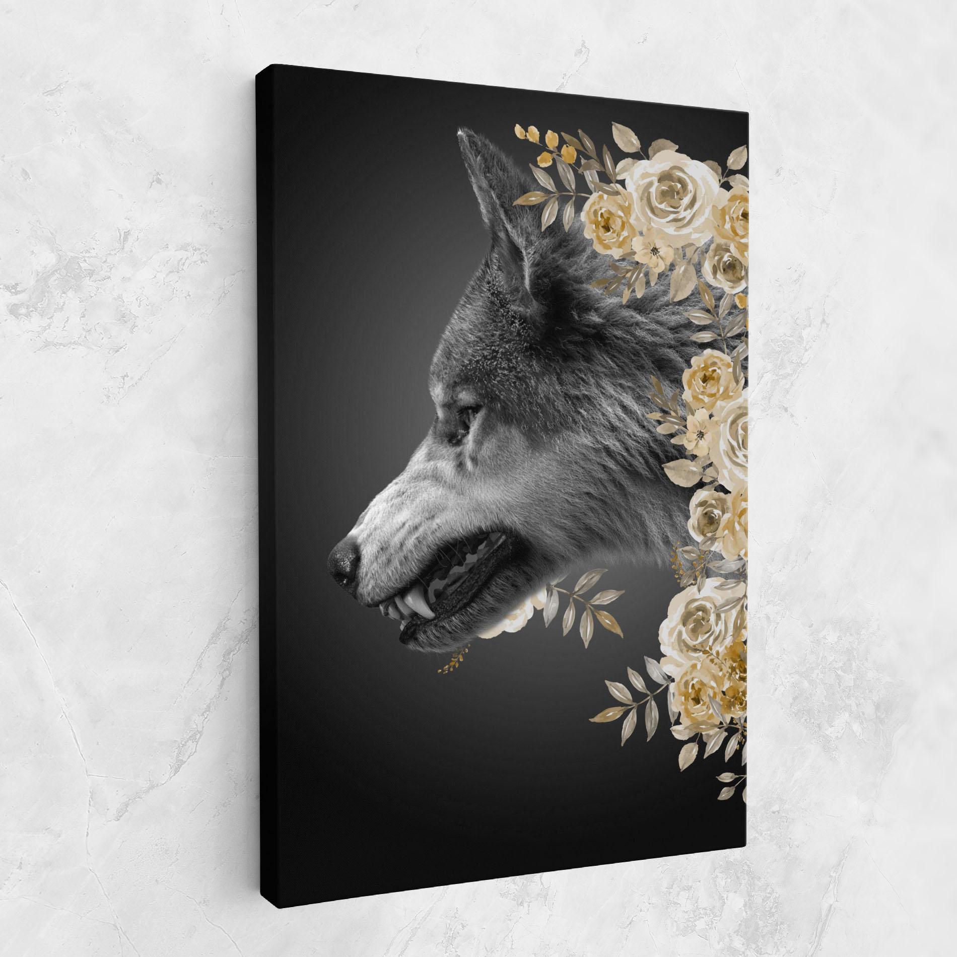 Leinwandbild The Wolf In You mockup 1