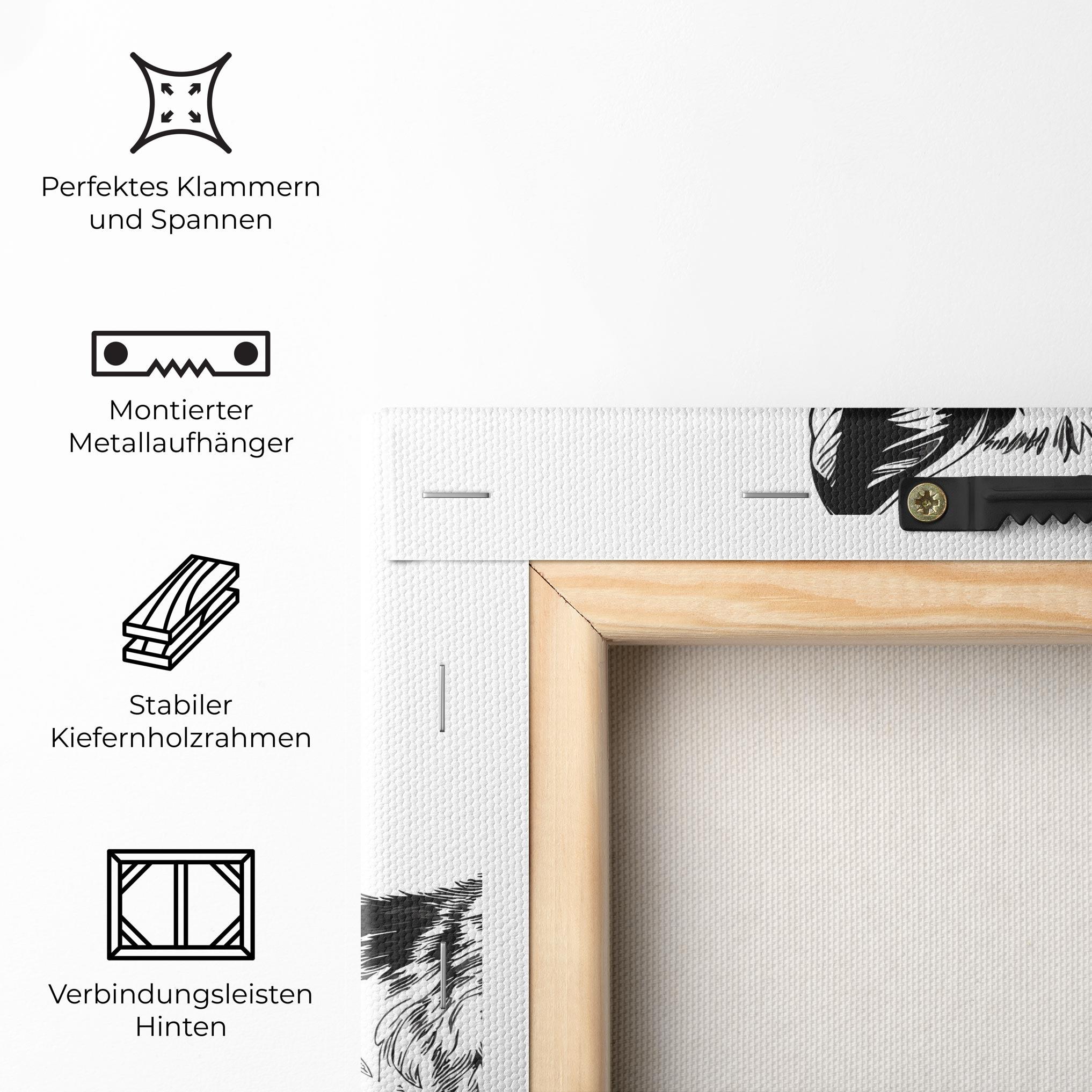 Leinwandbild Wolves mockup 5