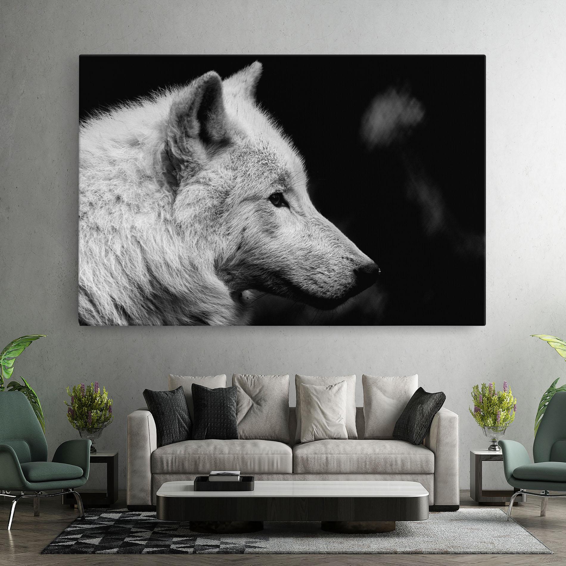 Leinwandbild Grey Wolf mockup 7