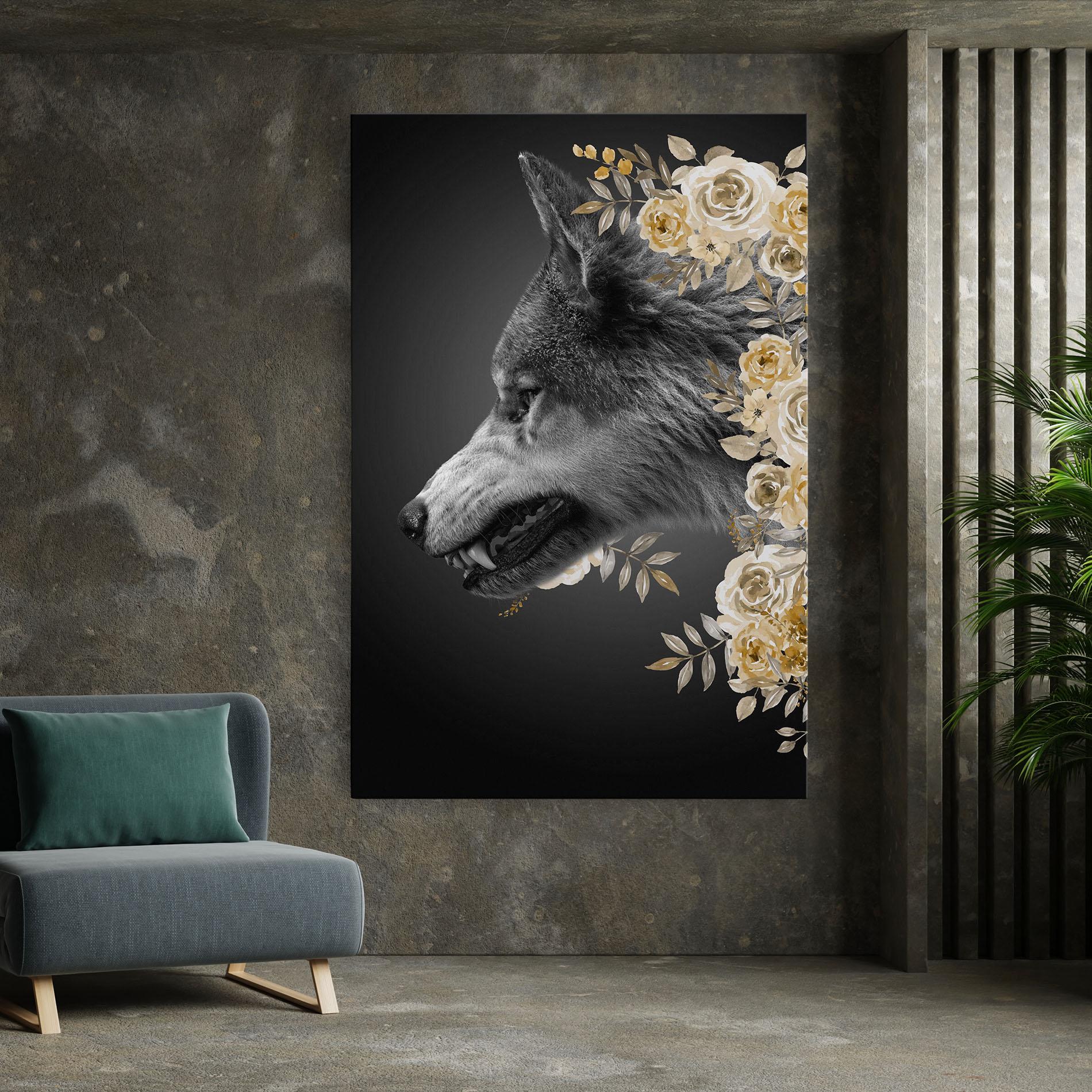 Leinwandbild The Wolf In You mockup 7