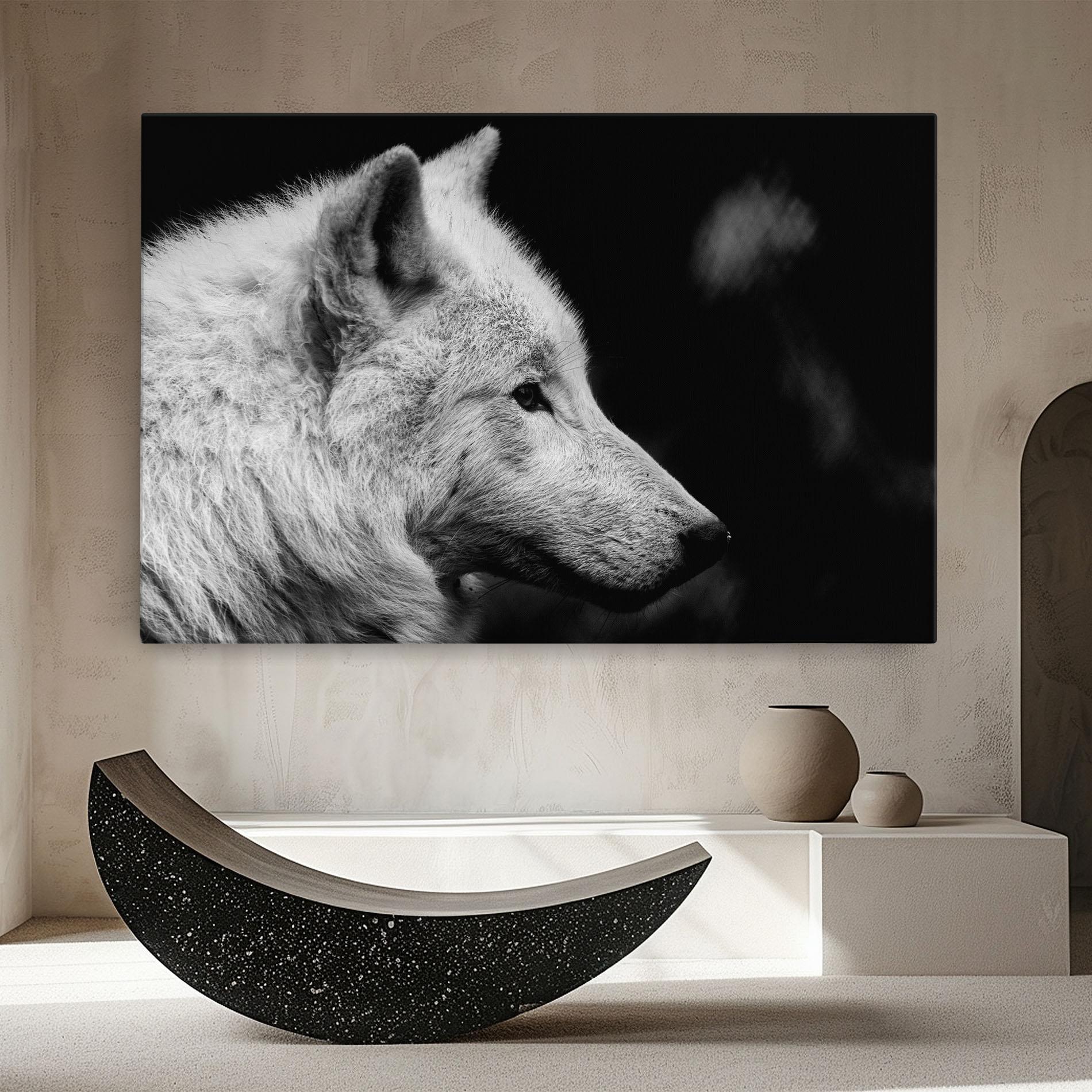 Leinwandbild Grey Wolf mockup 8