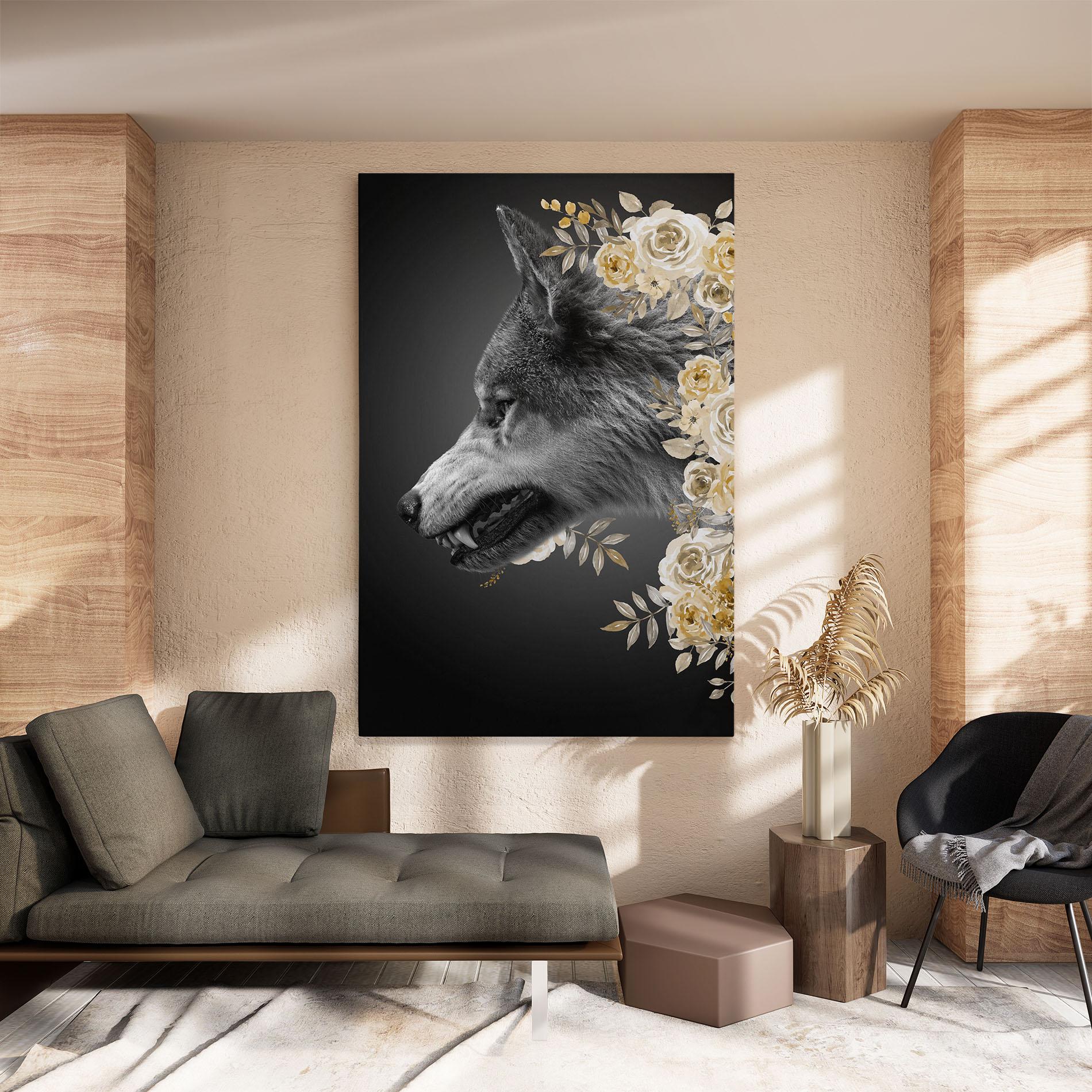 Leinwandbild The Wolf In You mockup 8