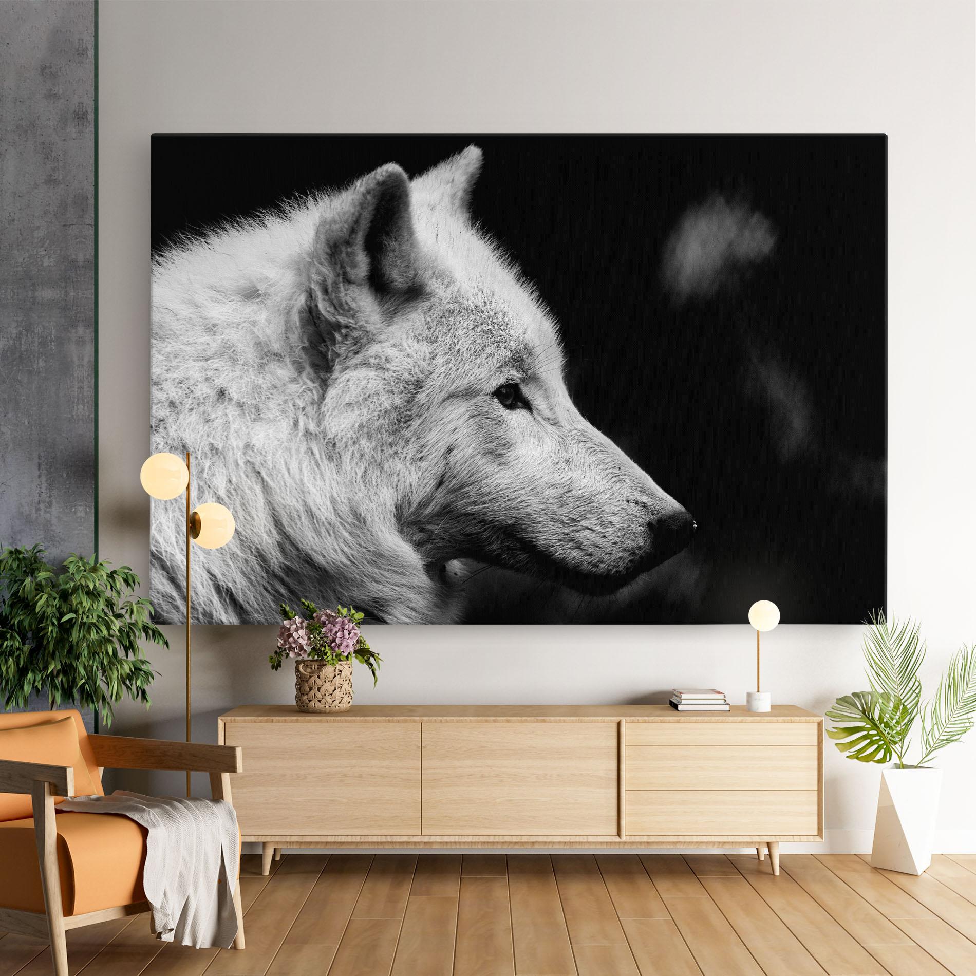 Leinwandbild Grey Wolf mockup 9