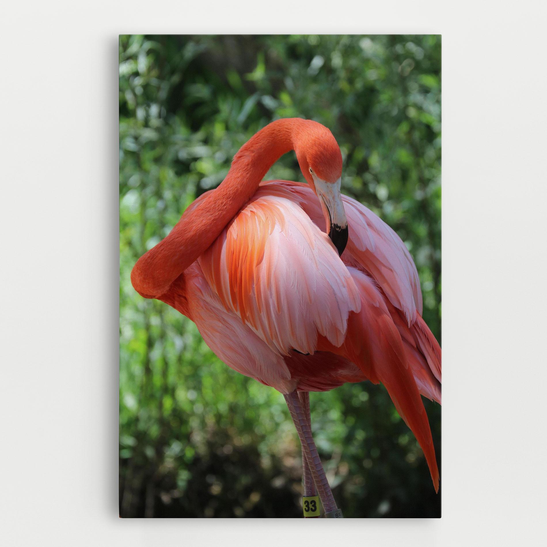 Leinwandbild Red Flamingo mockup 0