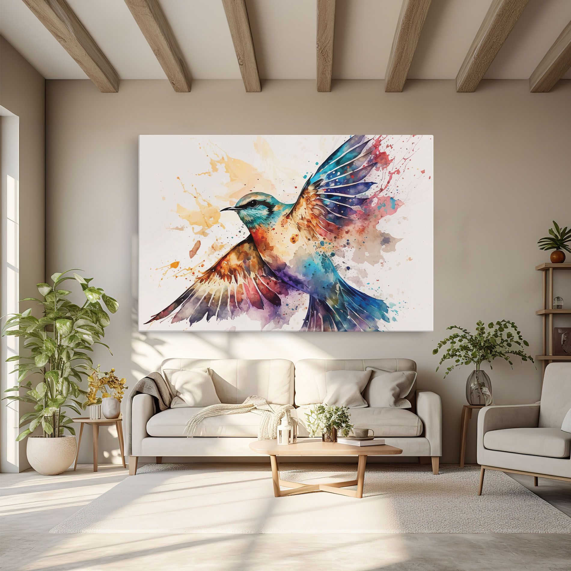 Painted Wings Bird mockup 6