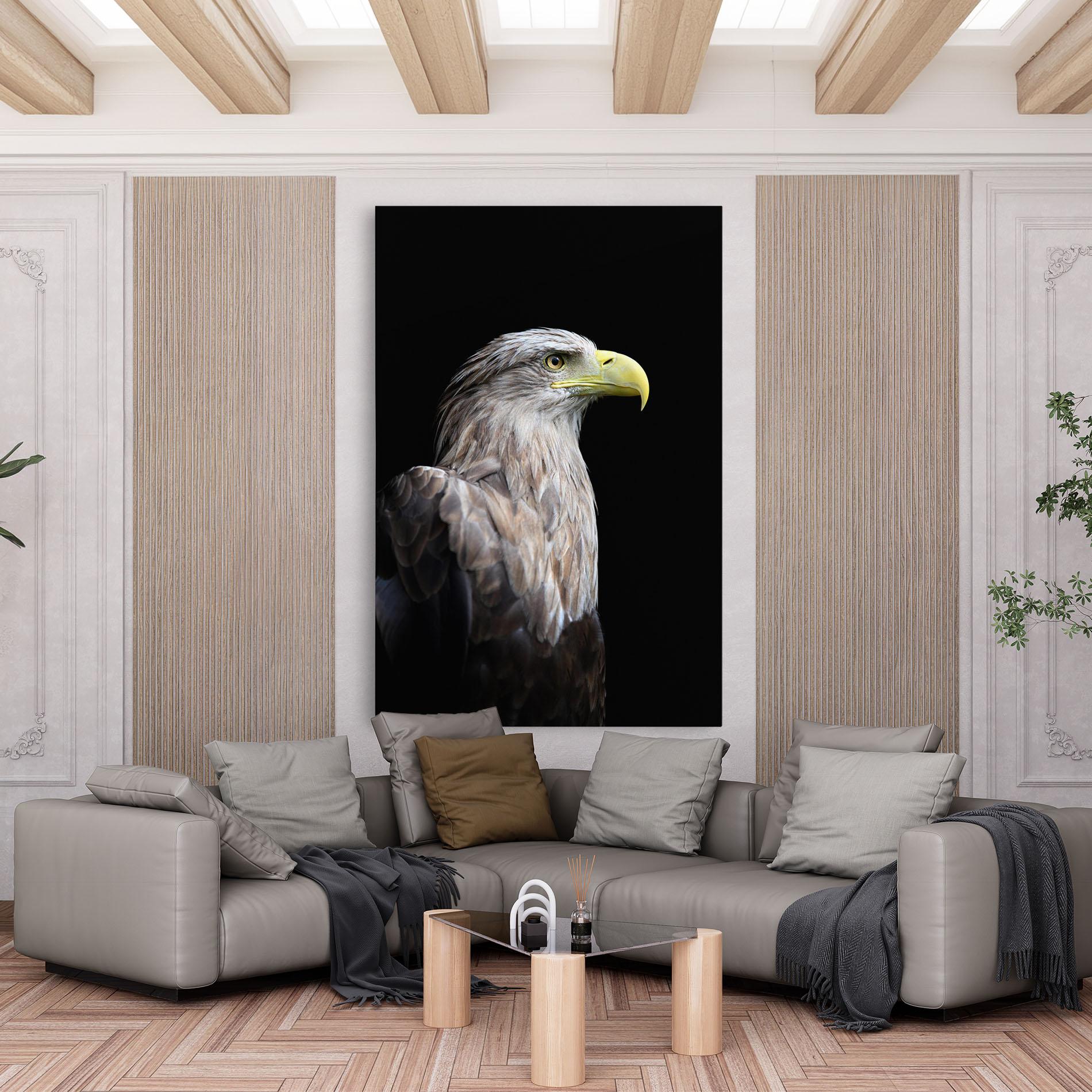 Leinwandbild Close Up Eagle mockup 6