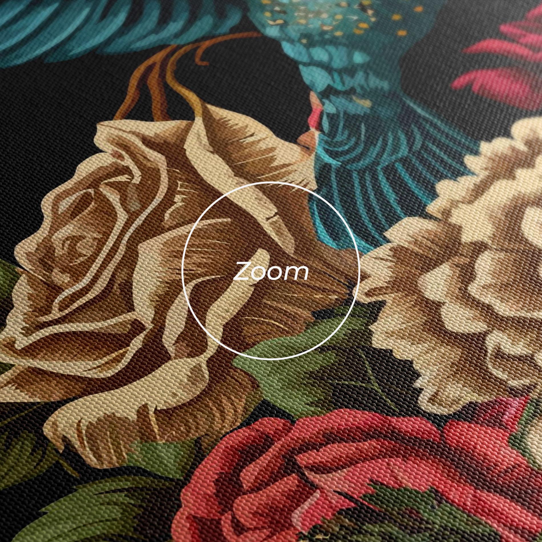 Leinwandbild Blue Birds mockup 3