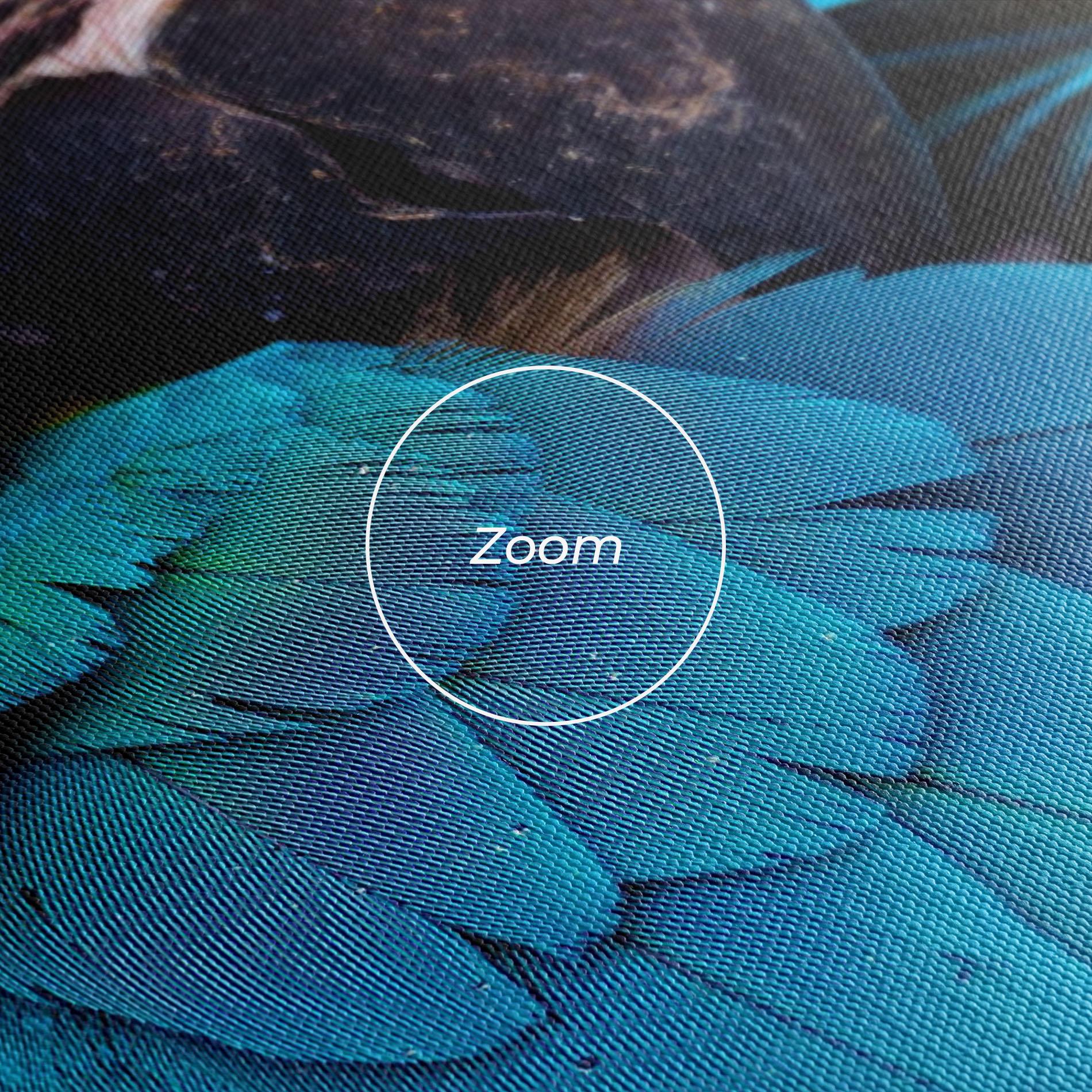 Leinwandbild Blue Parrot mockup 3