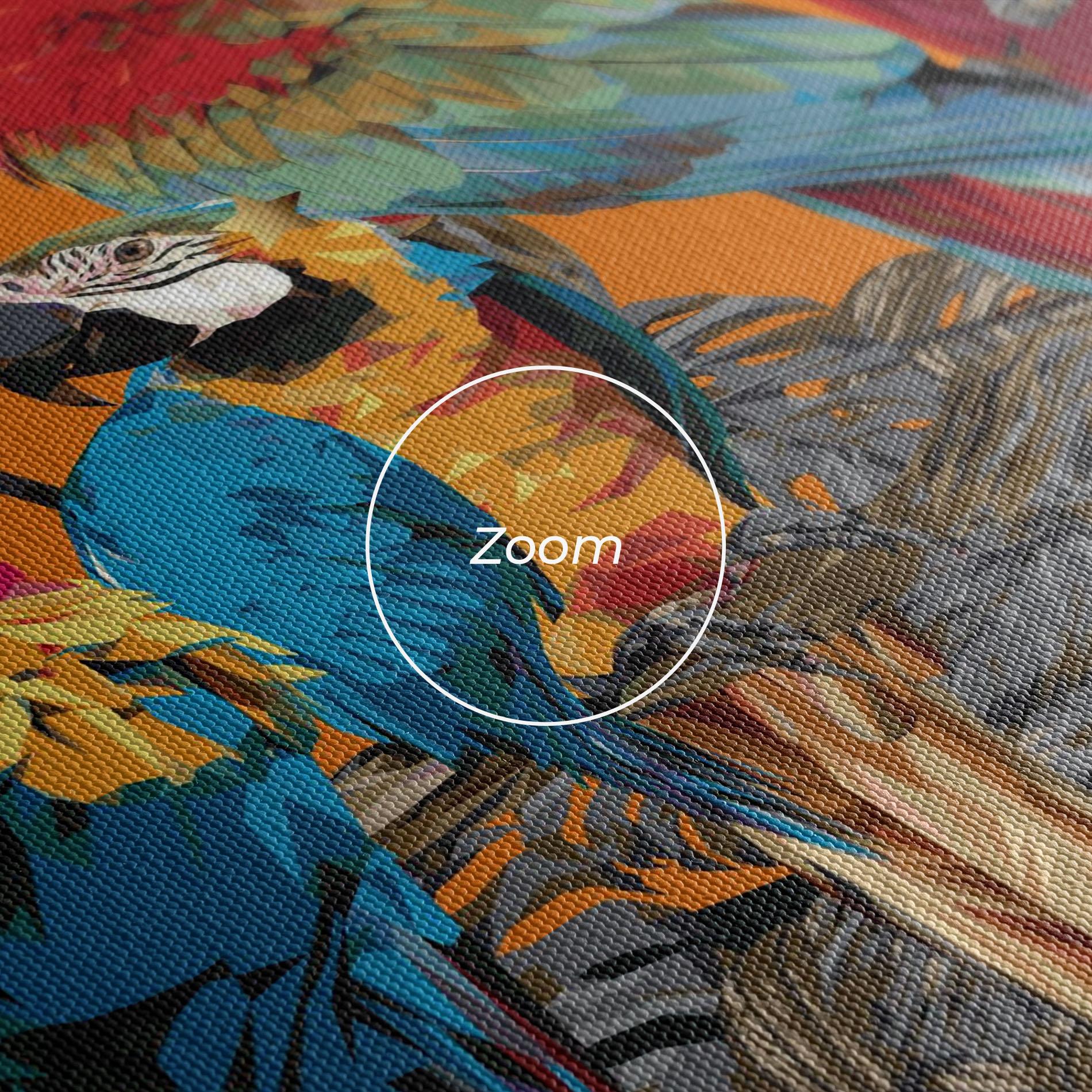 Leinwandbild Family Parrot mockup 3