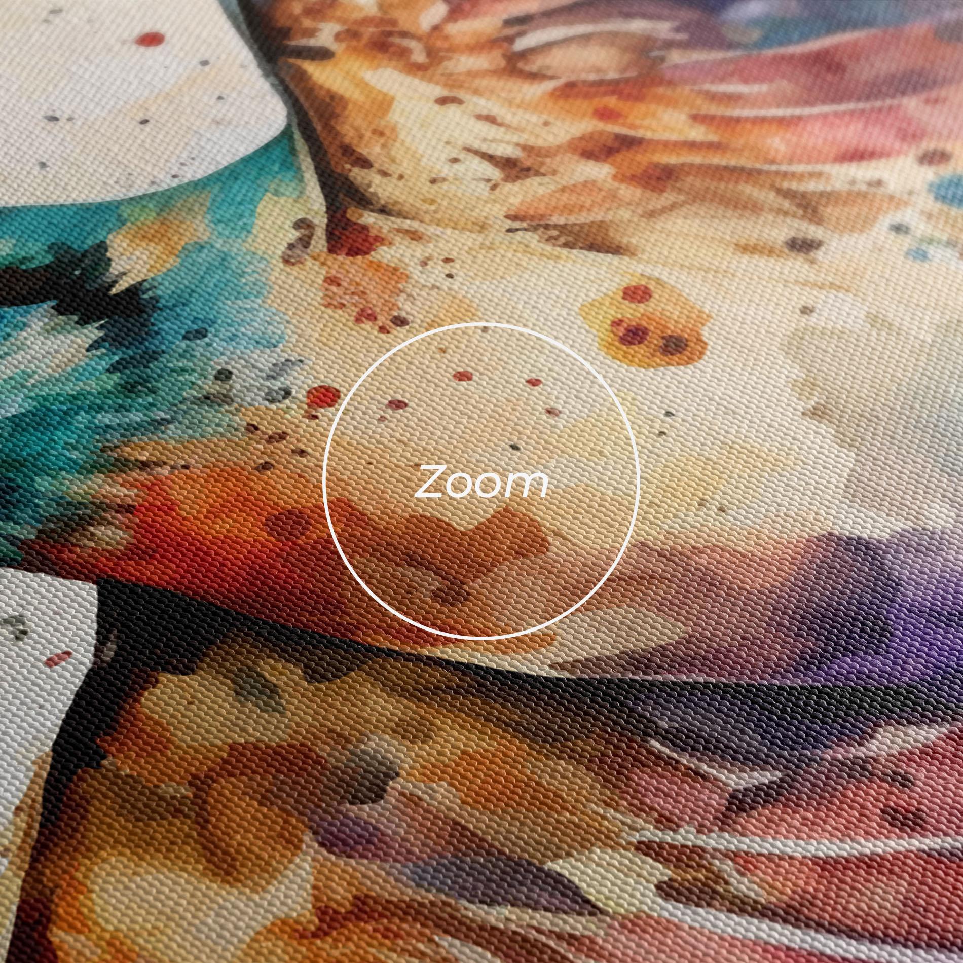 Leinwandbild Painted Wings Bird mockup 3