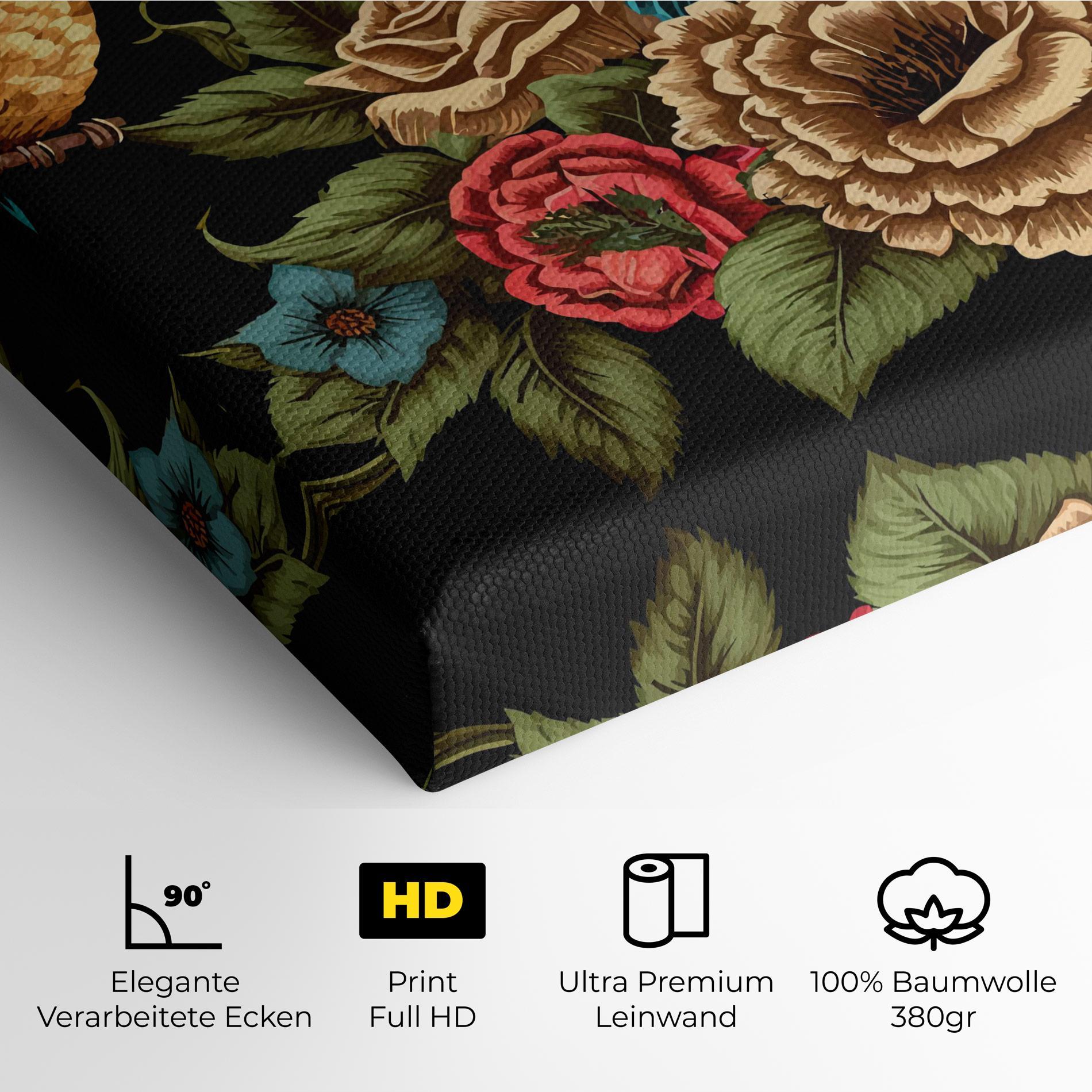 Leinwandbild Blue Birds mockup 4