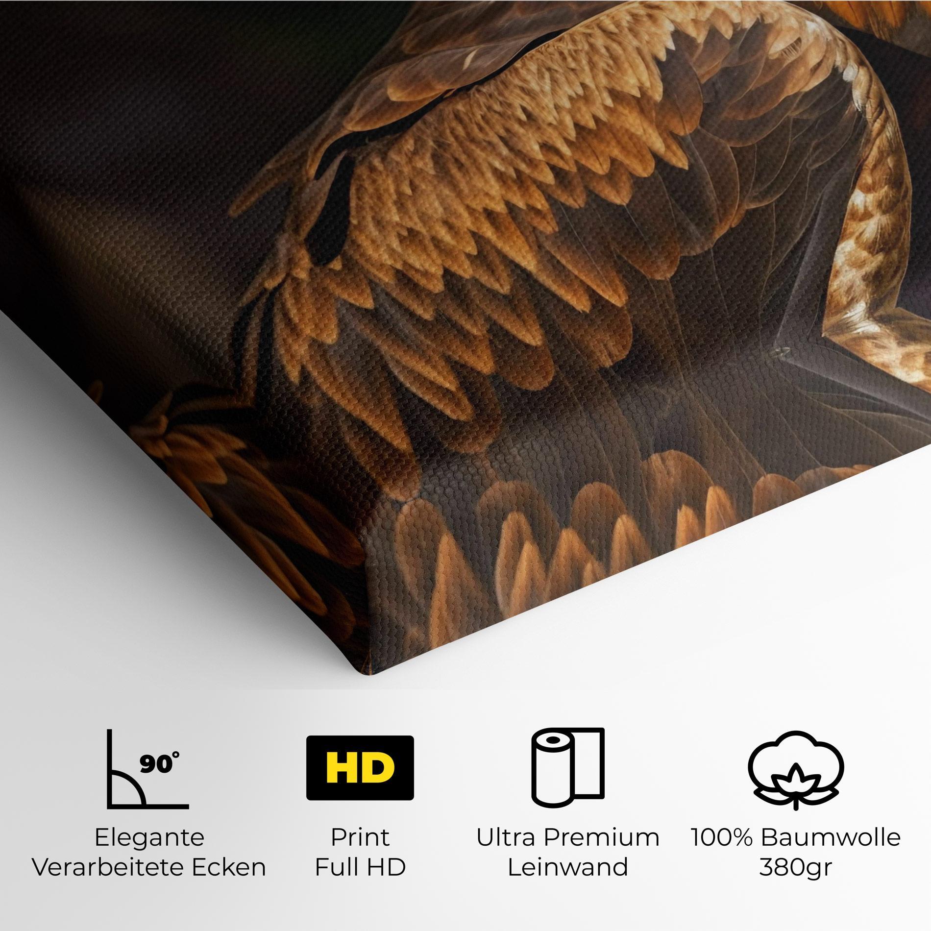Leinwandbild Brown Eagle mockup 4