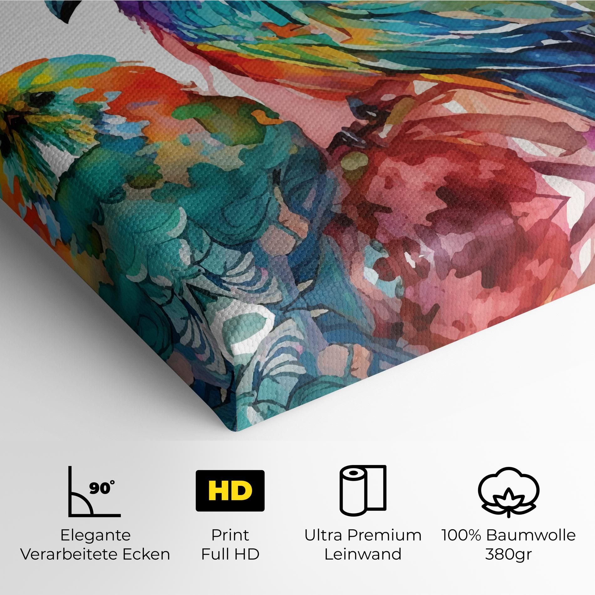 Colorful Birds mockup 4