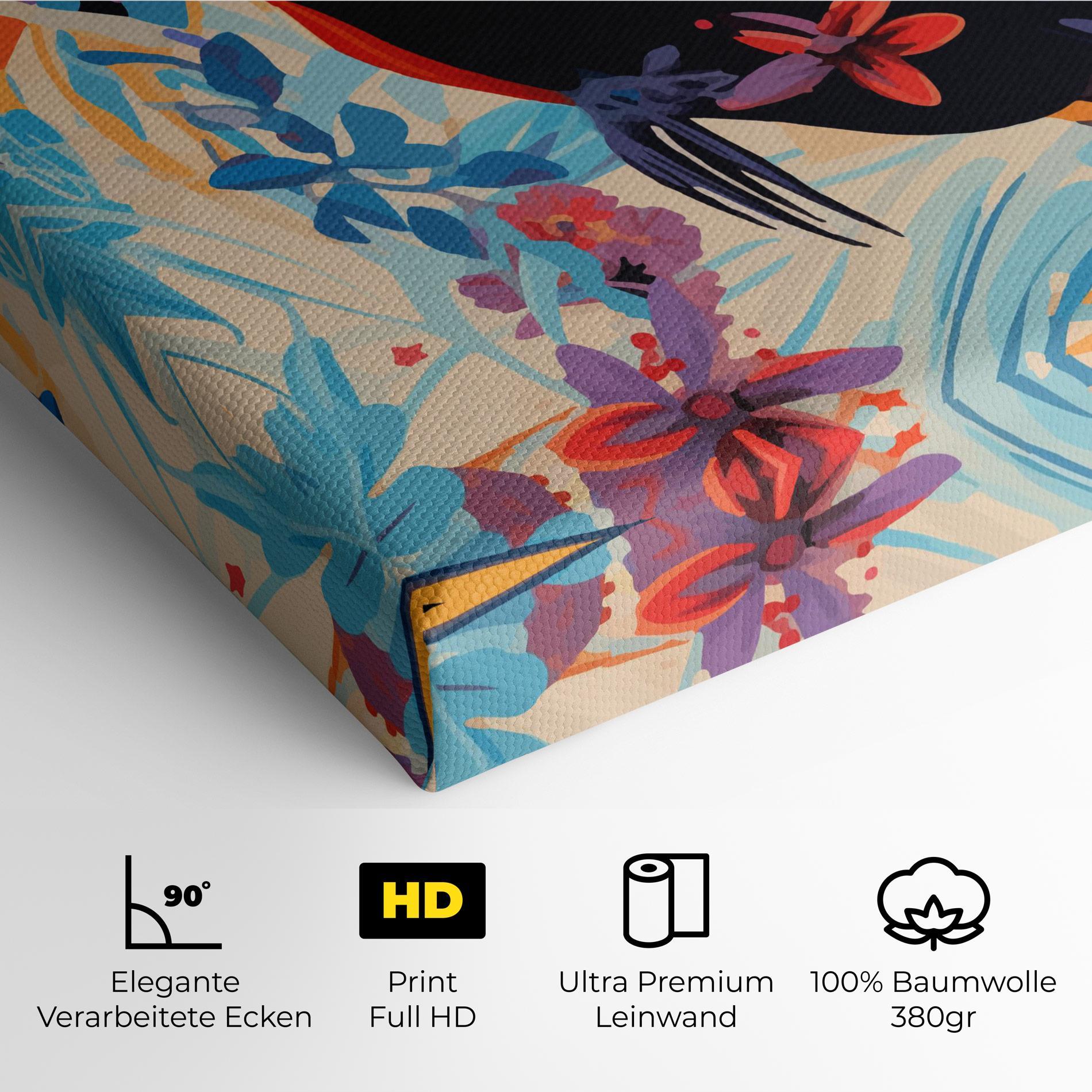 Leinwandbild Colorful Toucan mockup 4