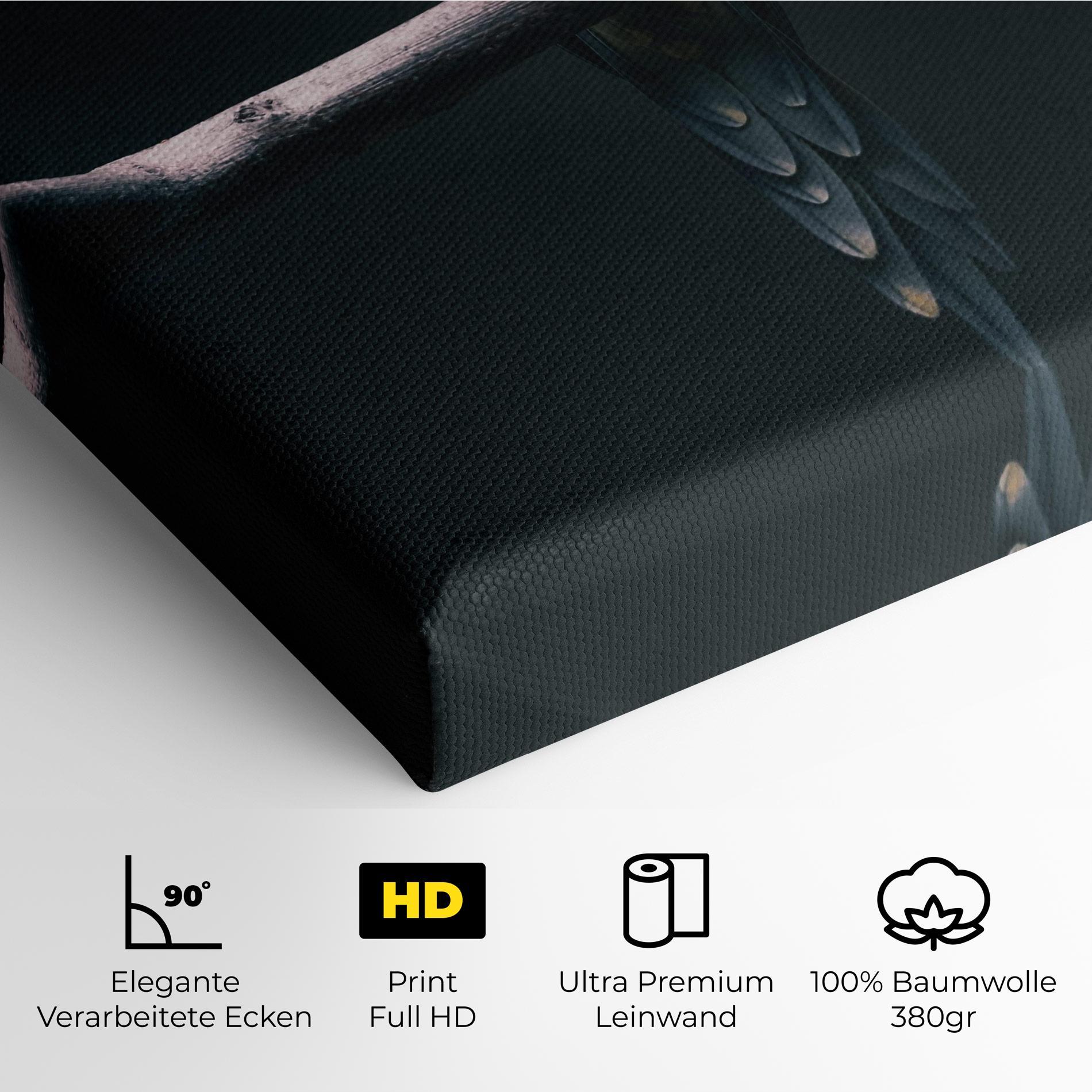 Leinwandbild Fire Parrot mockup 4