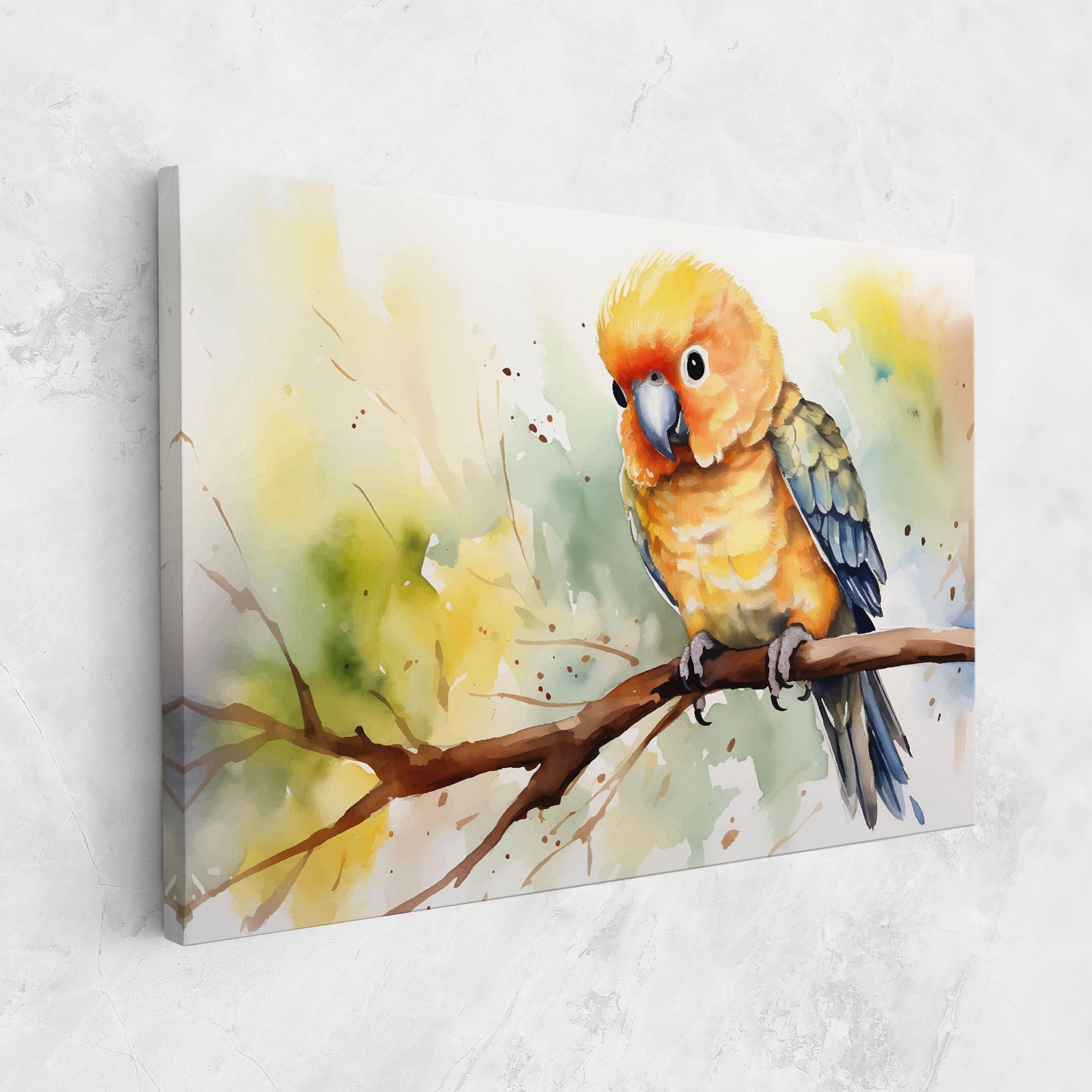 Cute Baby Parrot mockup 1