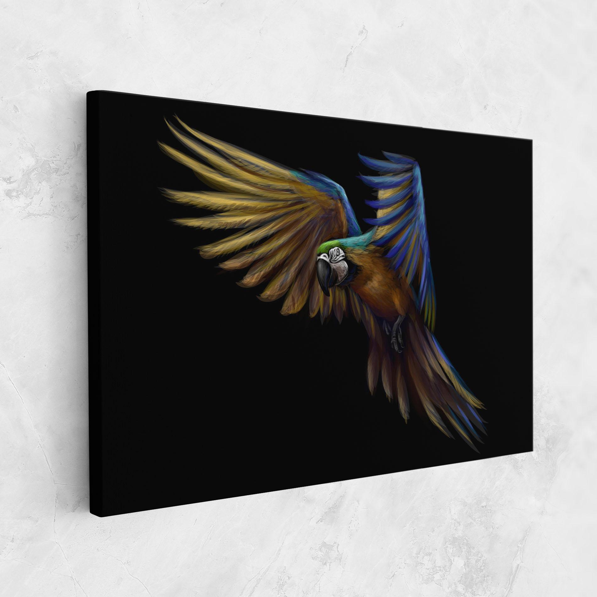 Leinwandbild Parrot Flying mockup 1