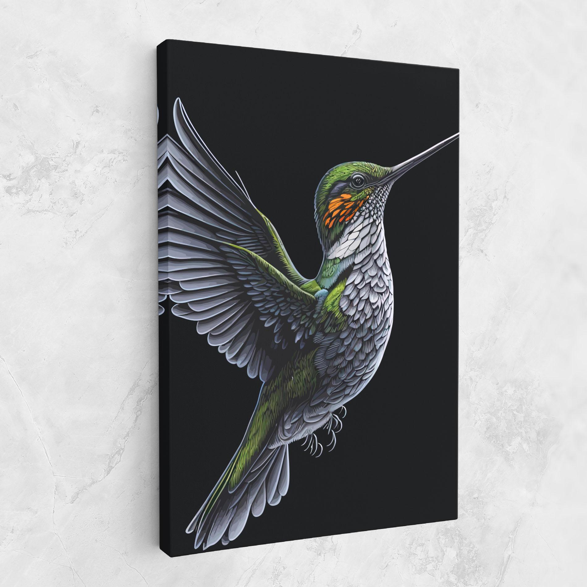 Leinwandbild Hummingbird mockup 1